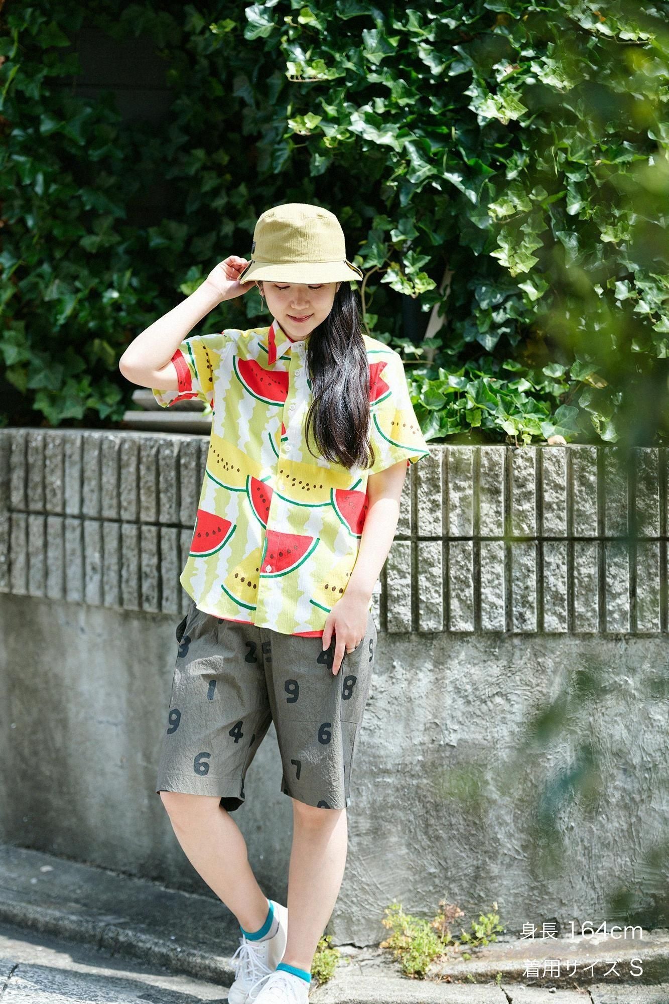 Takashima Jiji 20/20 Kurzarmshirt/Wassermelone