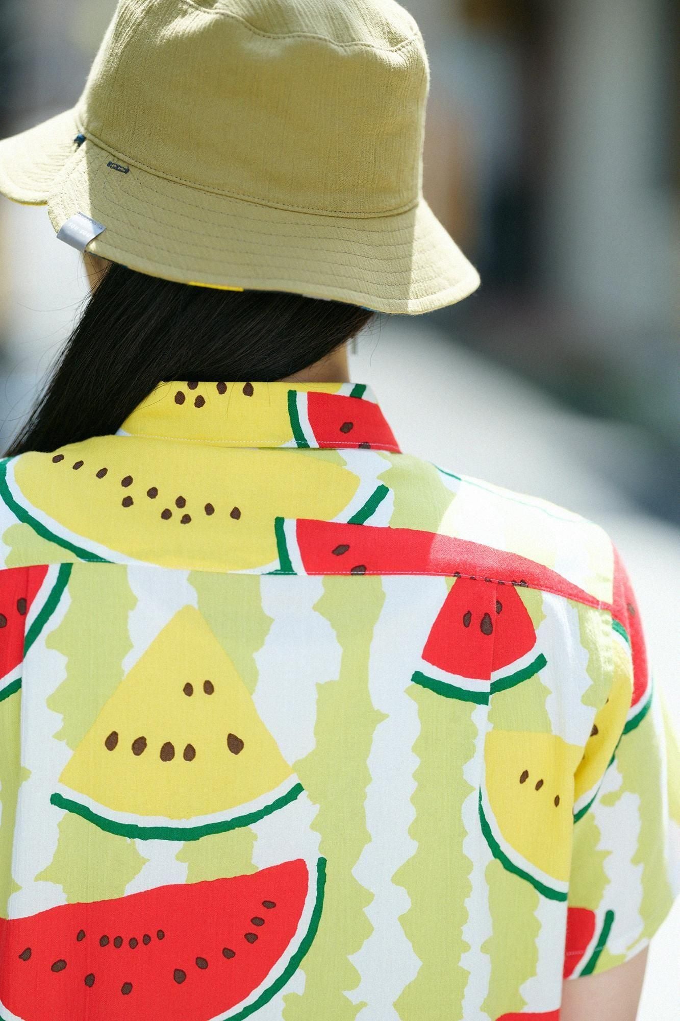 Takashima Jiji 20/20 Kurzarmshirt/Wassermelone