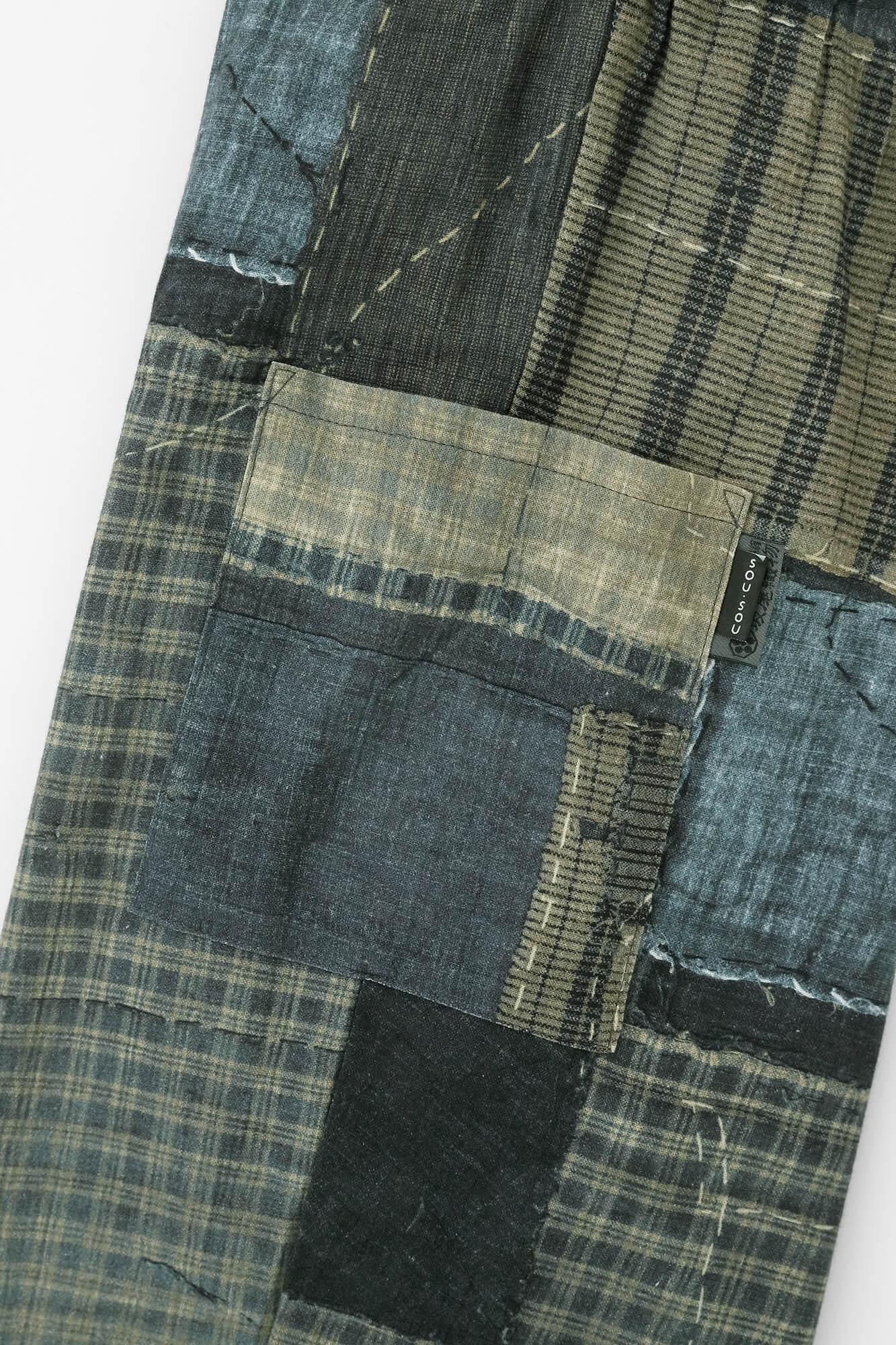 高島縮 20/20 えんゆう穿き／BORO IJ