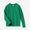 【net限定】40双 ミニ裏毛 バイカラー長袖Tシャツ／グリーン