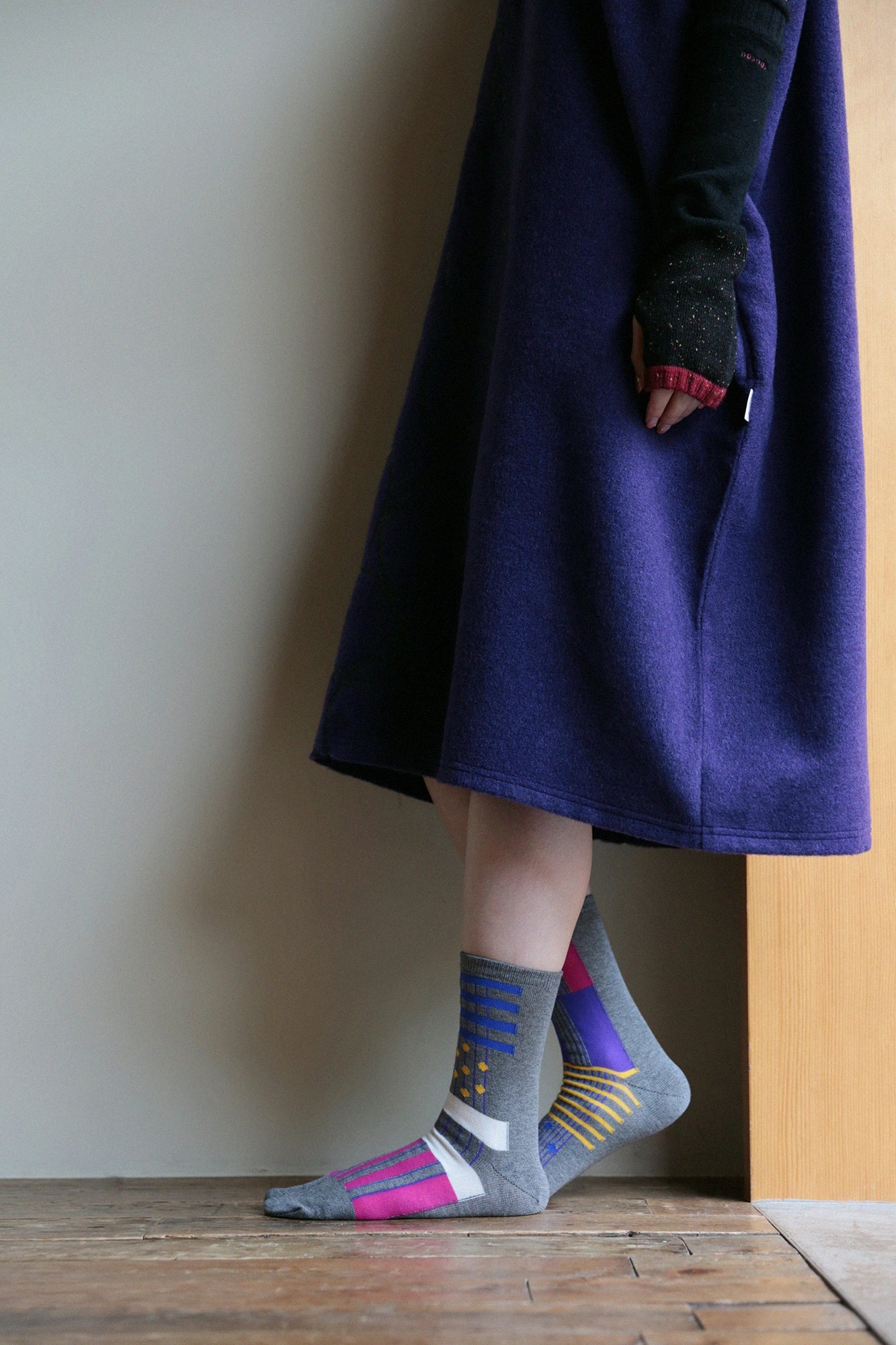 Tabi Socks (Mid-calf)／Layering Grey【Men・Women】