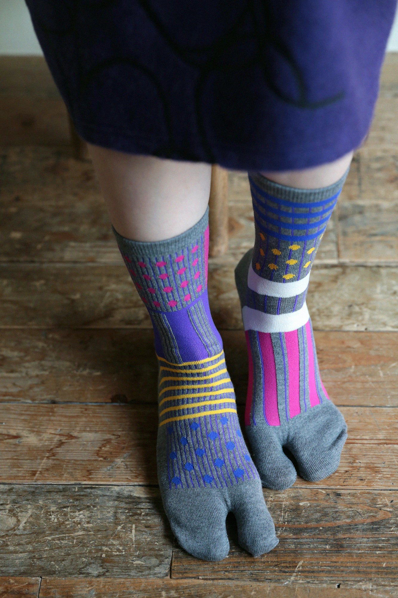 Tabi Socks (Mid-calf)／Layering Grey【Men・Women】