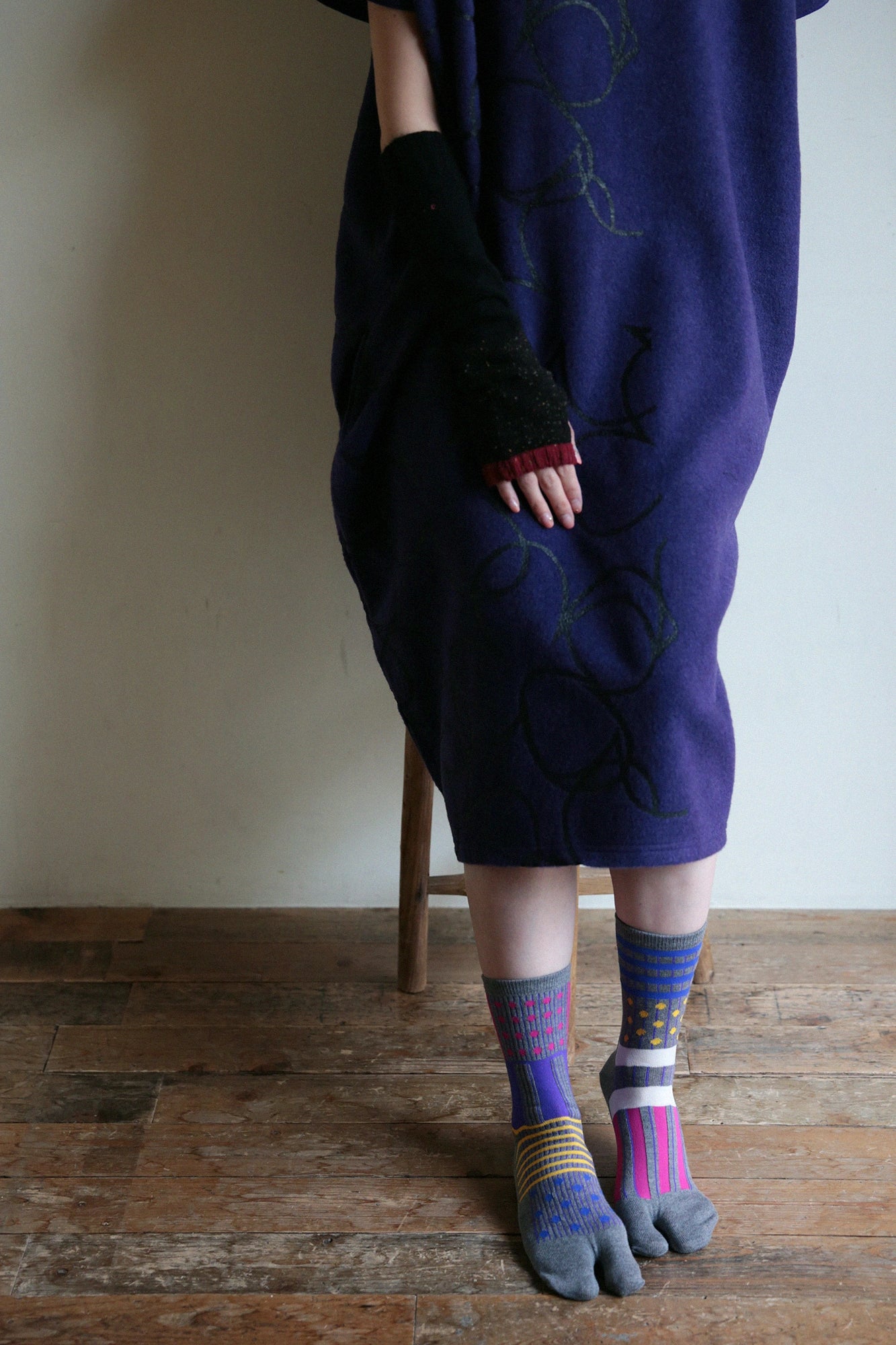 Tabi Socks (Mid-calf)／Layering Grey【Men・Women】