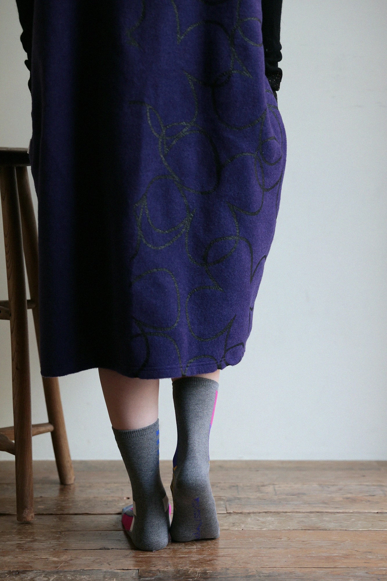 Tabi Socks (Mid-calf)／Layering Grey【Men・Women】