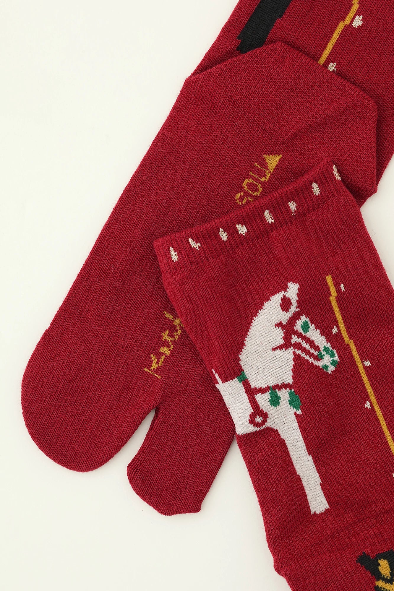 Tabi Socks (Mid-calf)／Year of the Horse 2025 Red【Men・Women】