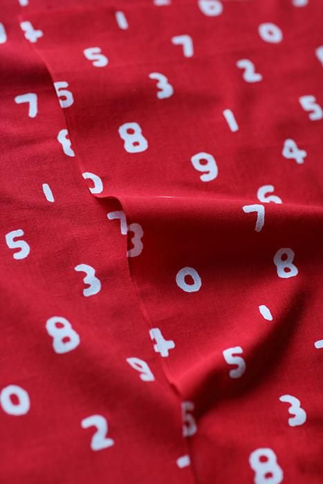 Tengui textile Ise Momen (longueur Hime)/SO-SU-U Rouge