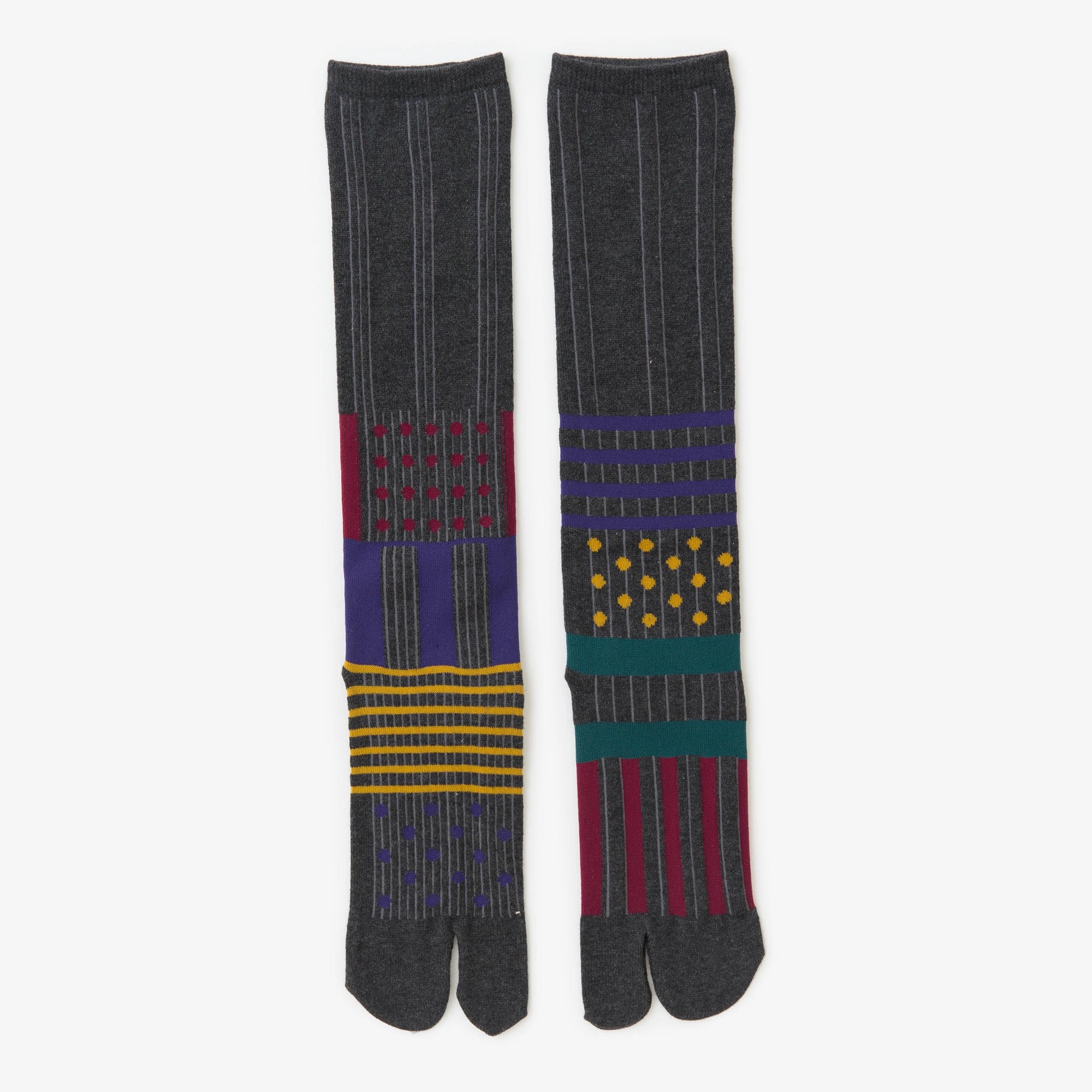 足袋下（膝下）／重ね（かさね） 濃灰（こいはい） 【女性用】