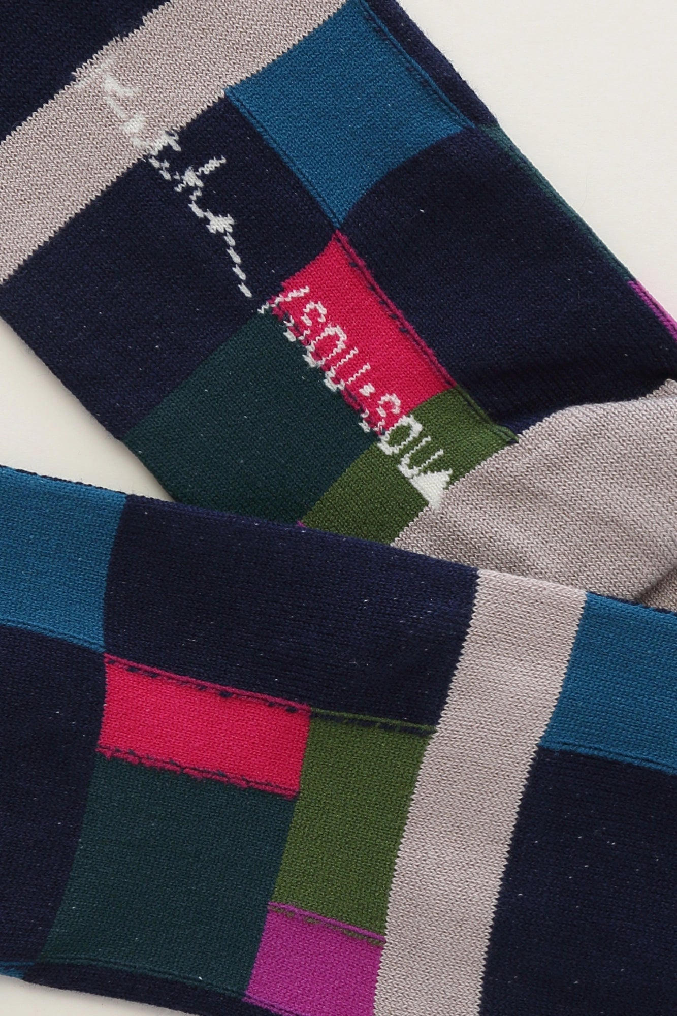 Tabi Socks（Under Knee）／Building Blocks Wintry Wind