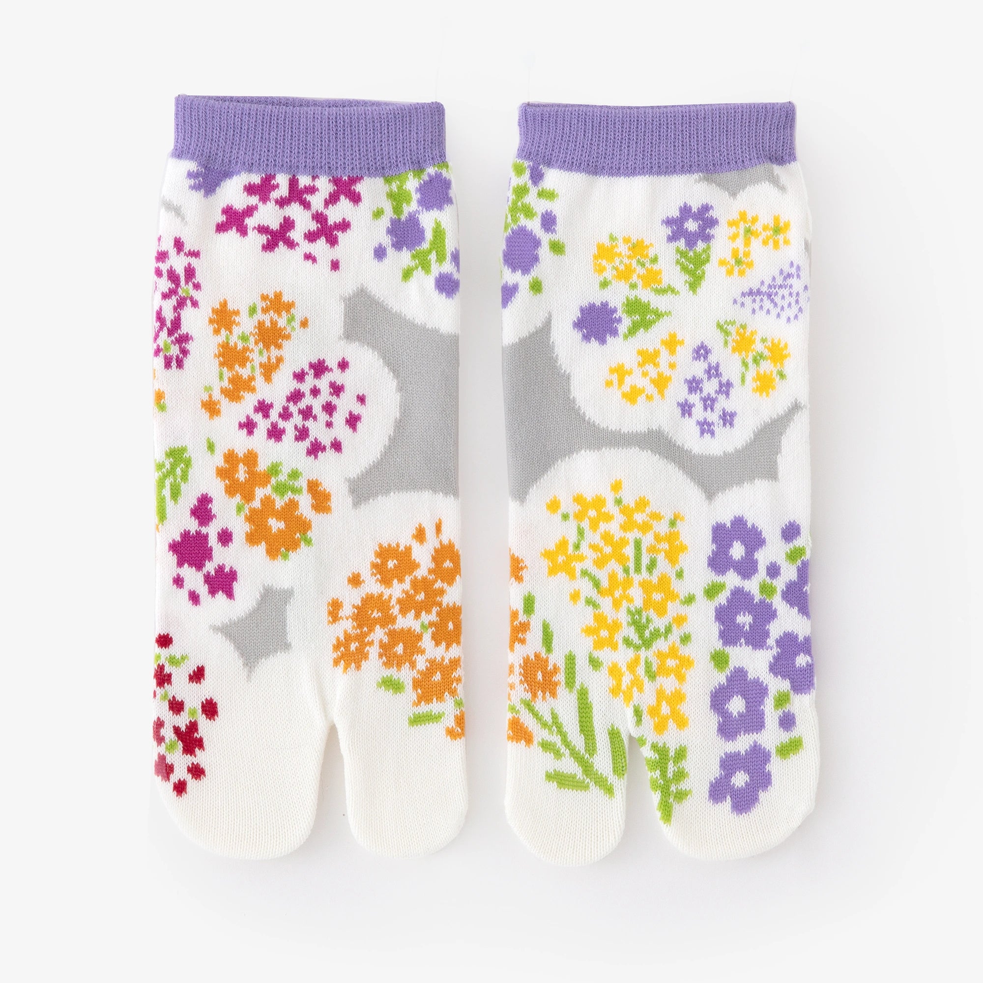 타비양말(발목길이) / 국화무늬 (기쿠하나몬) 【남・여성용】