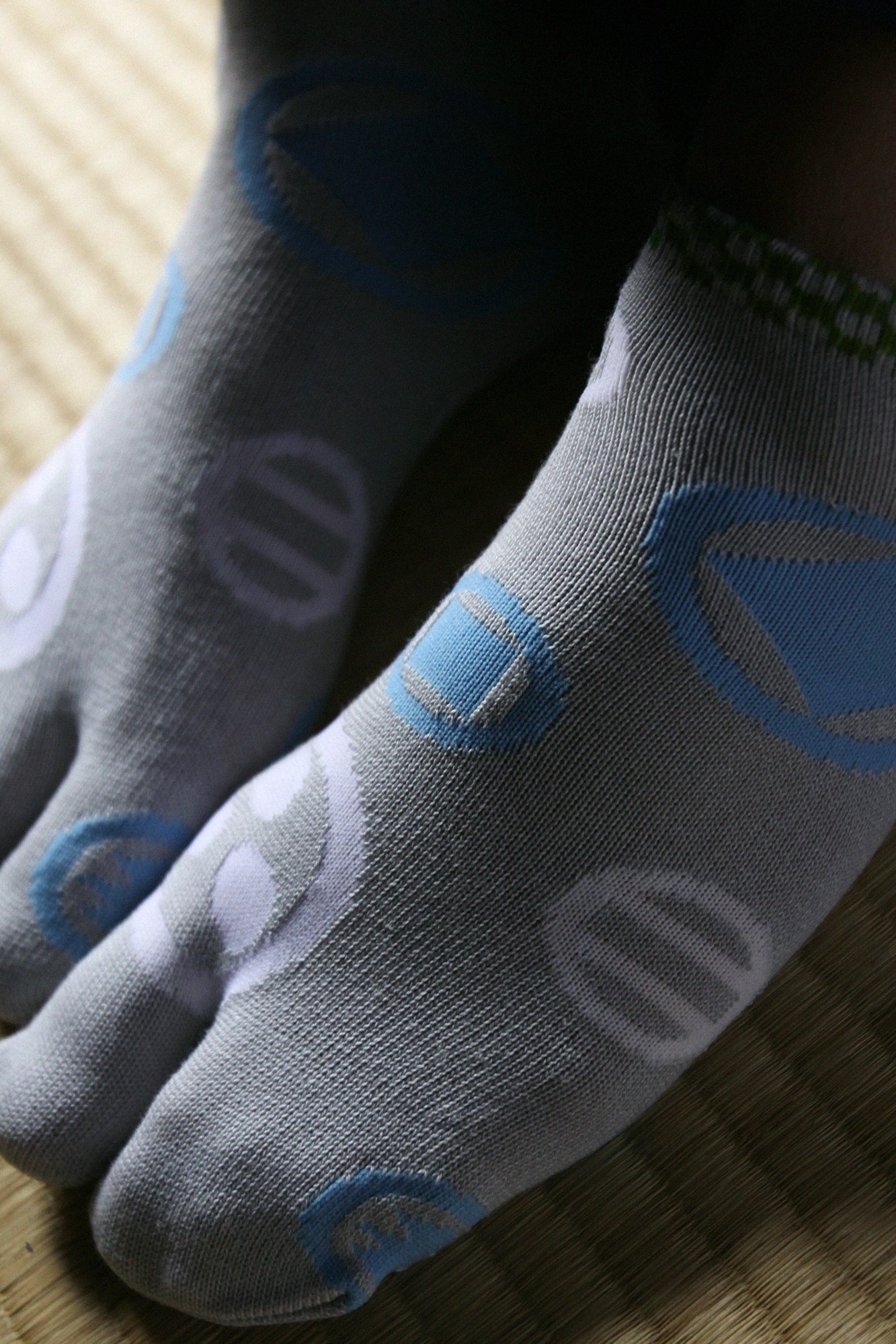 Tabi Socks（Low-cut）／Family Crest & Checker Silver2【Men・Women】