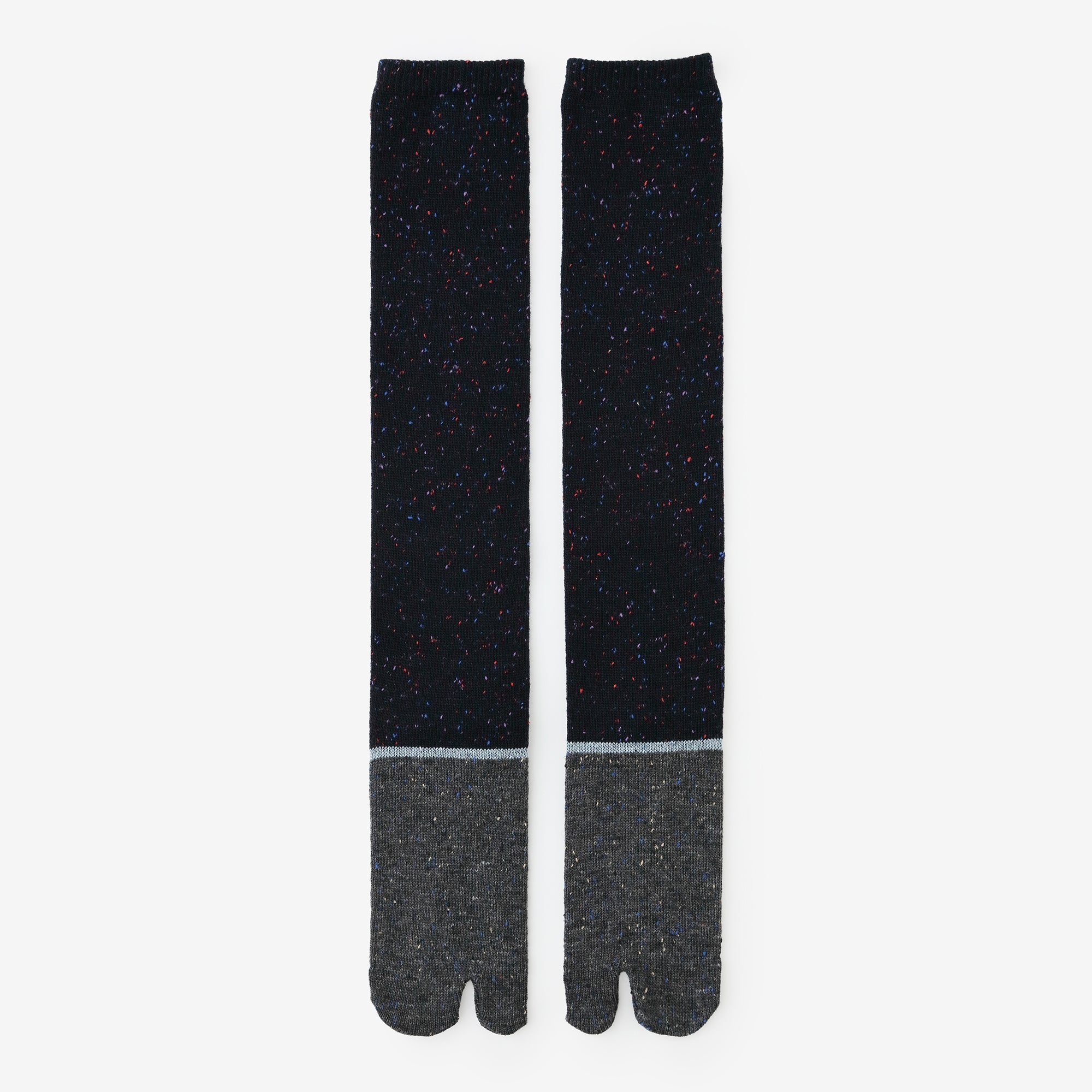 ウール足袋下（膝下） 棟梁（とうりょう）／濃紺（のうこん）2 【女性用のみ】