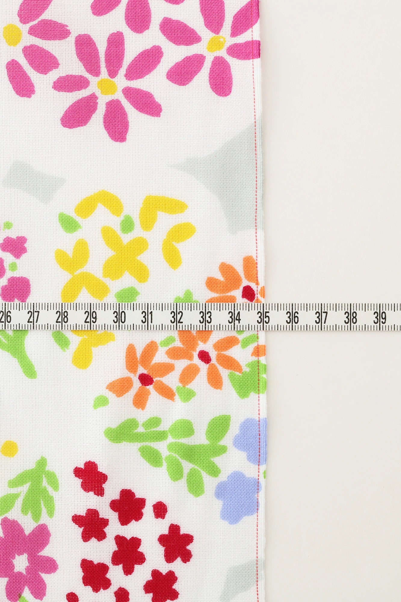 Textile vendu au poids (Ise coton tenugui) / Kikuhanamon <50cm>