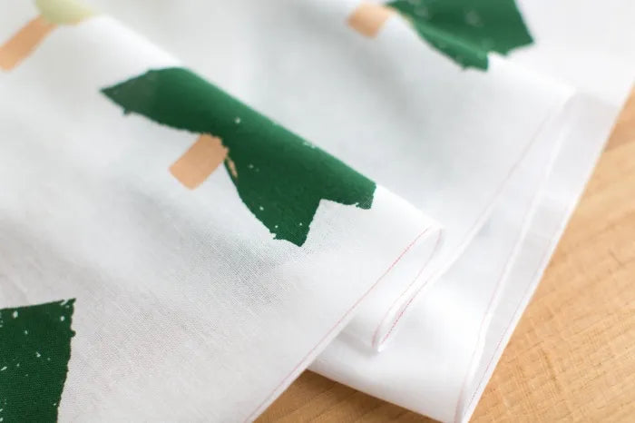 伊勢木綿 textile手ぬぐい／森のおはなし