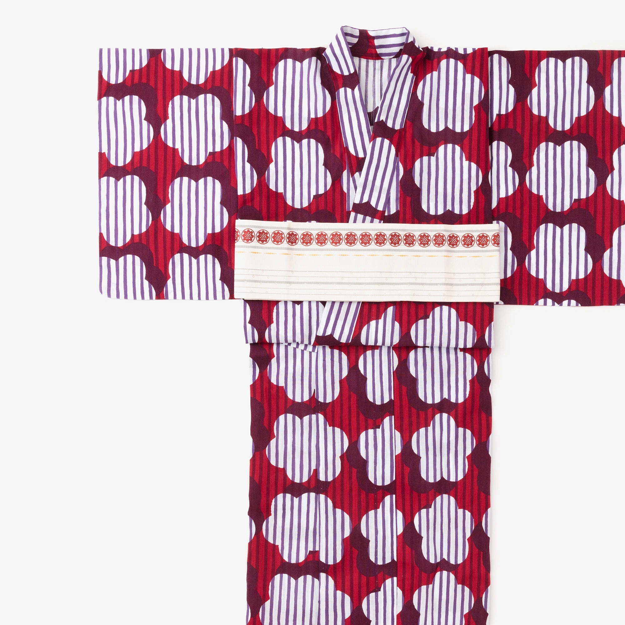 SOU・SOU×Kyoto Marubeni Yukata/Lichtfenster-Sonnenuntergang (Yubae)