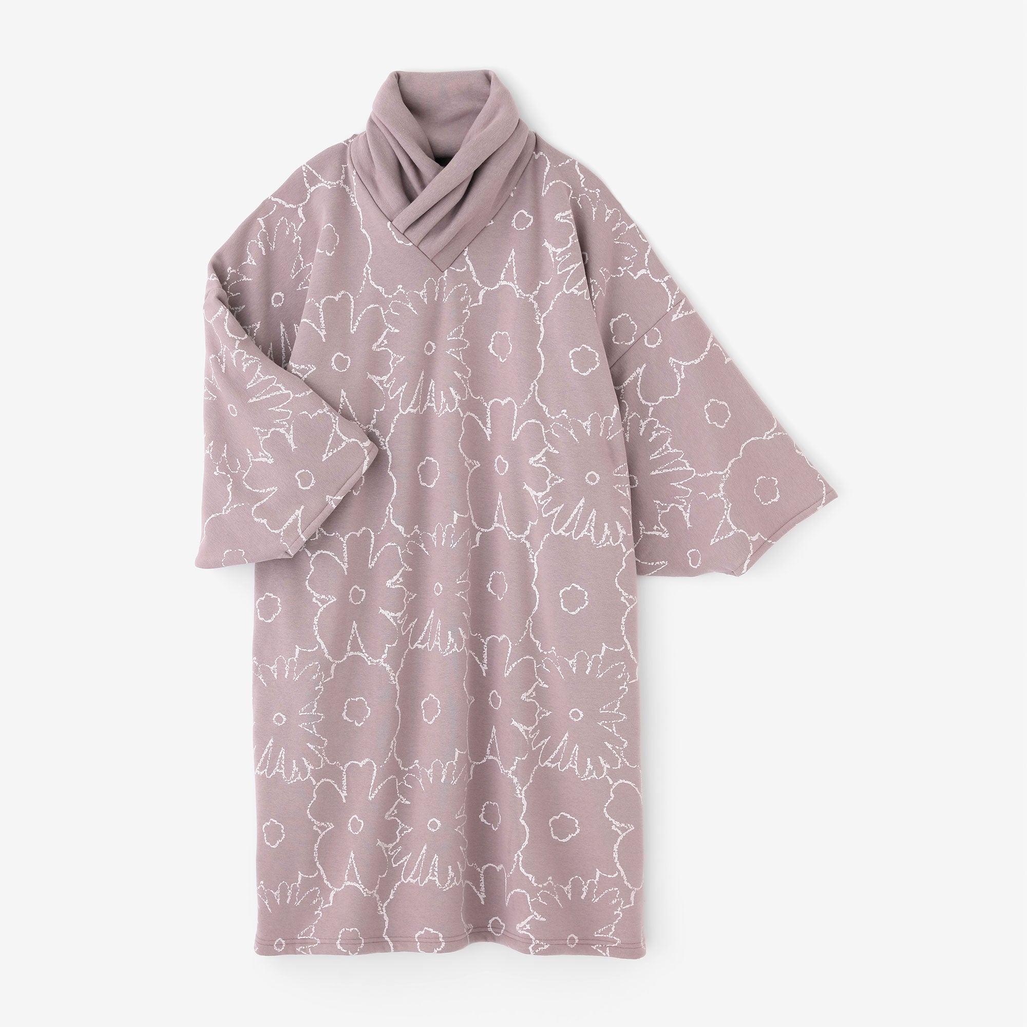 裏ボア 阿弥（あみ） 衿巻薙刀長方形衣（えりまきなぎなたちょうほうけい）／おおらからくがき 梅鼠（うめねず）