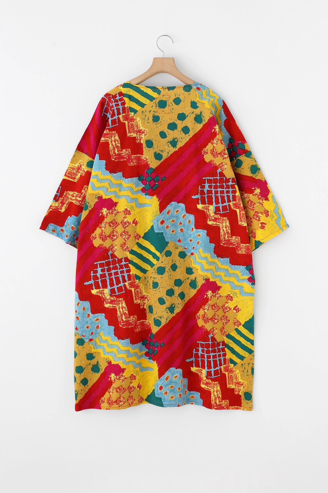 Chizimi Cotton 20/20 Naginata Rectangular Dress  ／Bustle