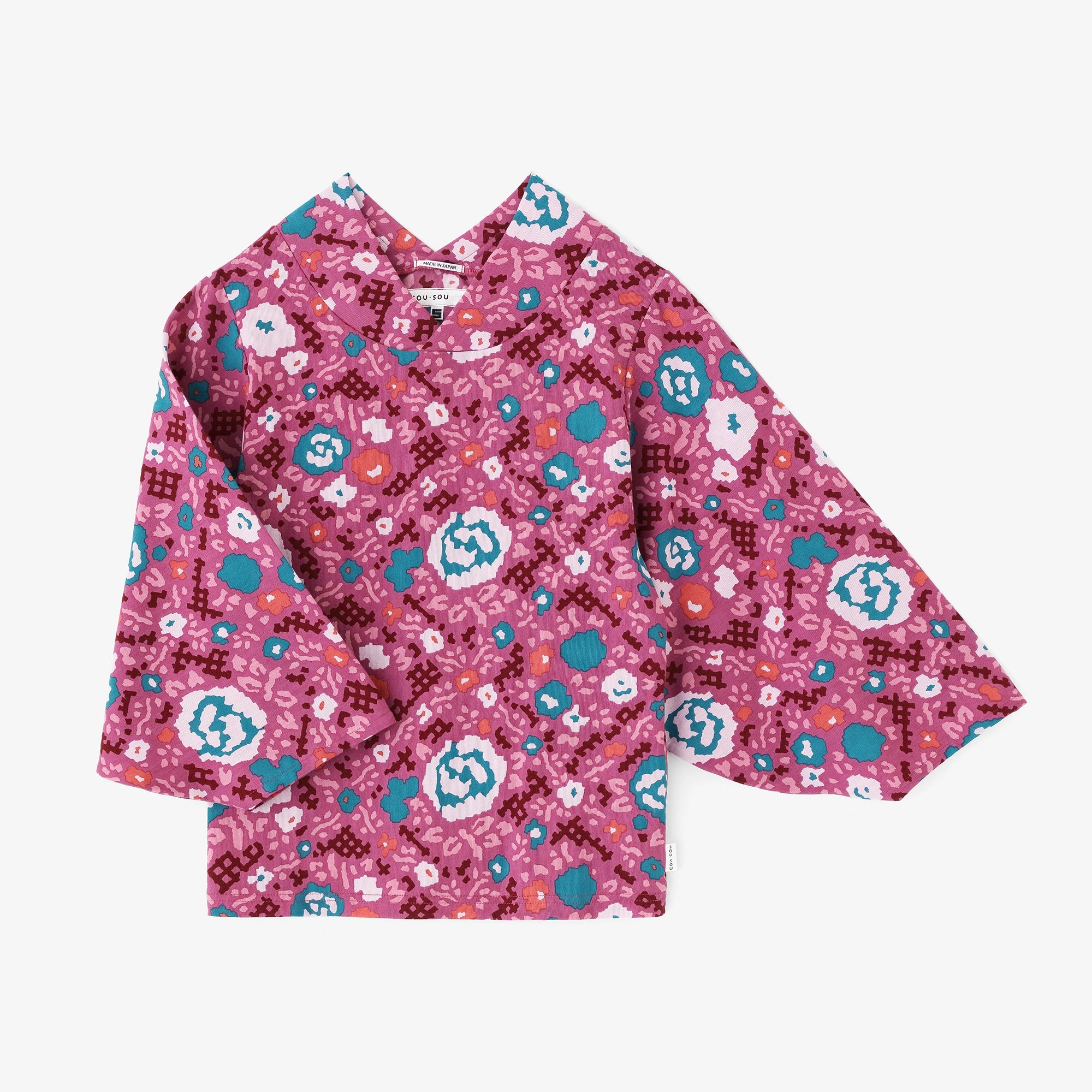 高島縮 40/40 薙（なぎ）ジバン／薔薇（ばら）