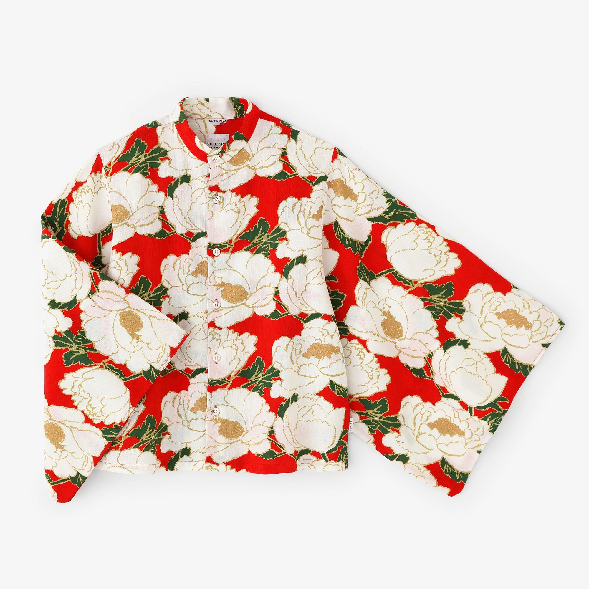 高島縮 20/20 草衣（そうい） 上（うえ）／牡丹華（ぼたんはなさく）