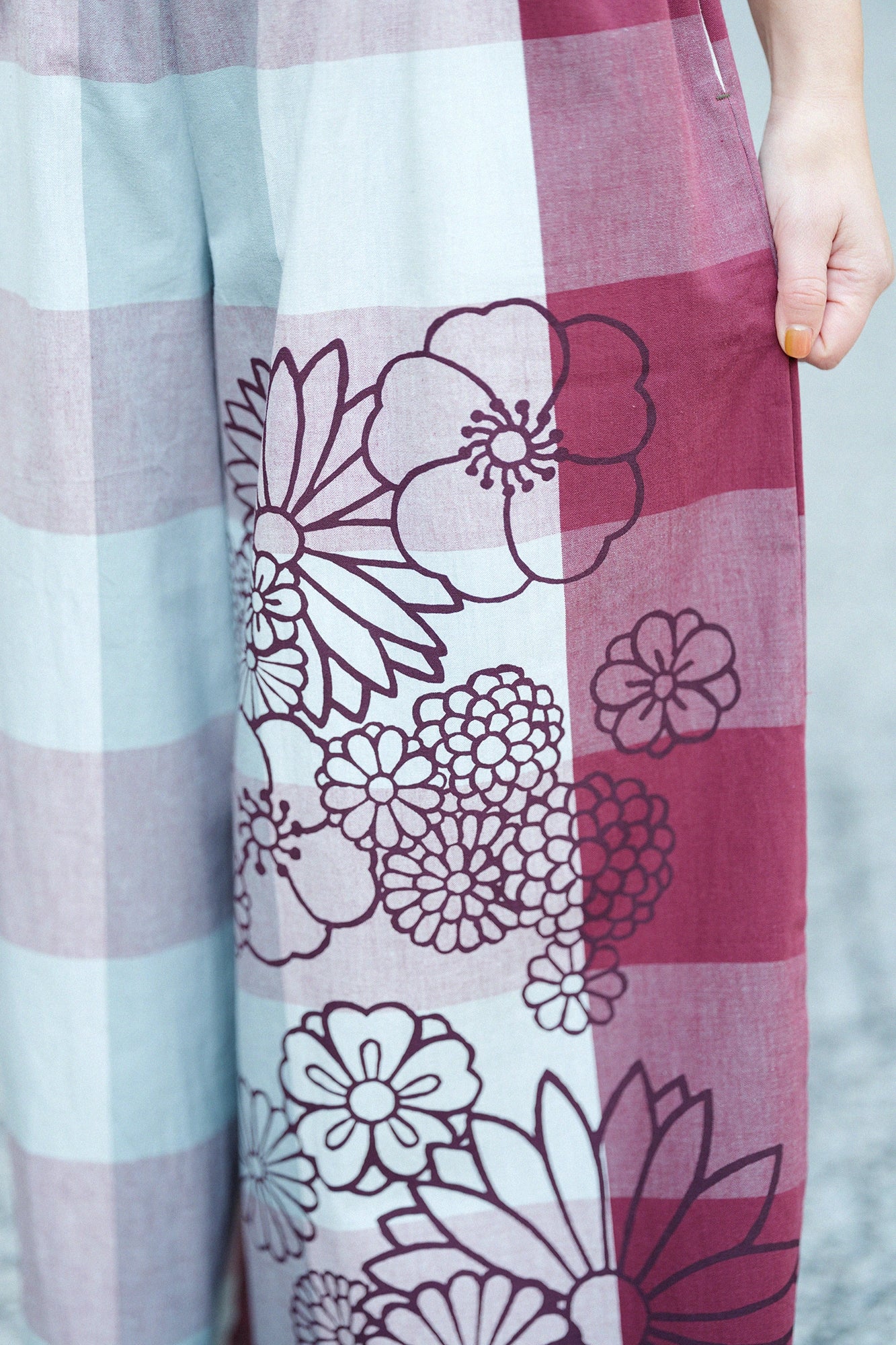 Ise Momen 20/20 Large Monpe/Box Treillis Sanmasu Nakabeni