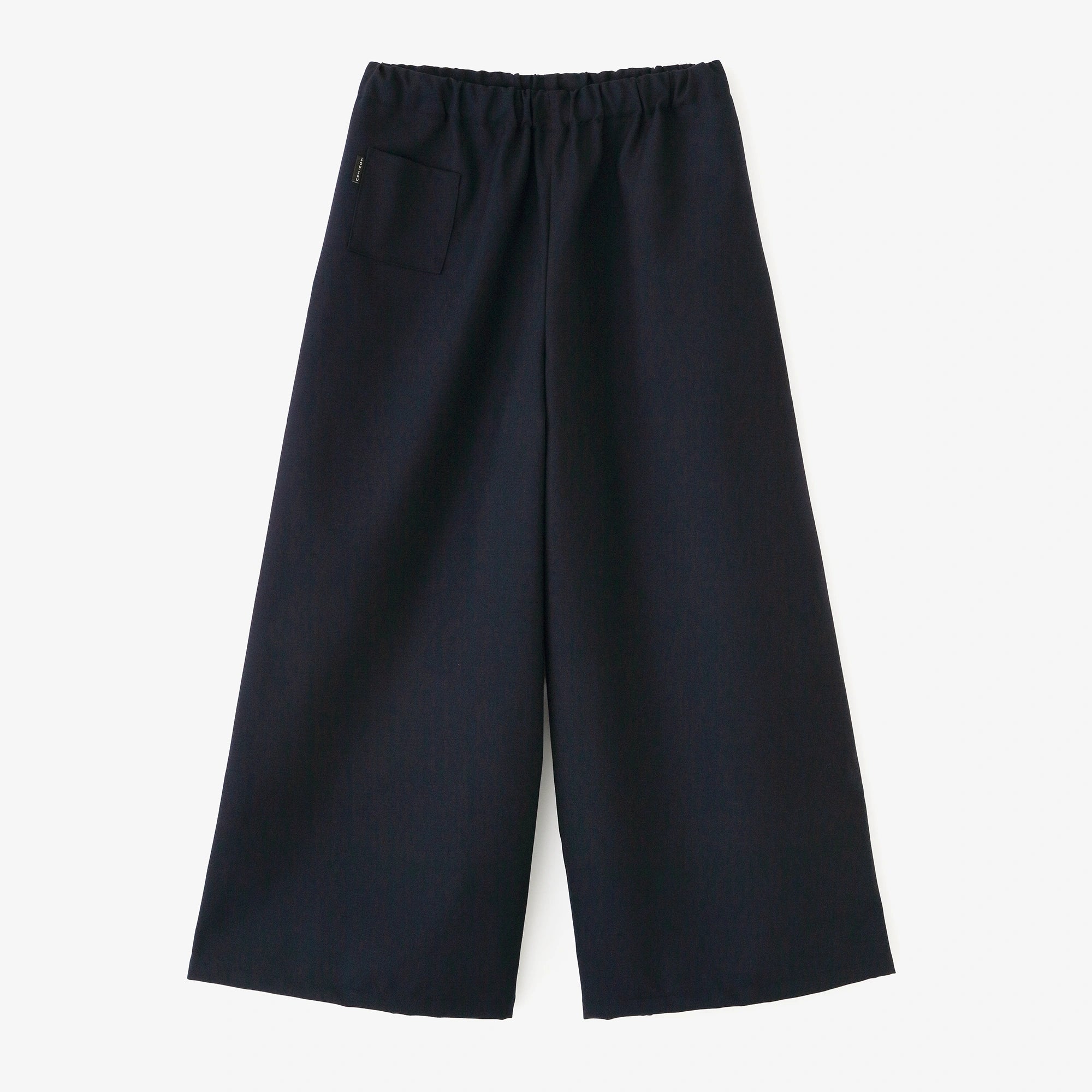 【Ships Ard 9/22】Barathea Wool Wide-legged Pants／Dark Navy