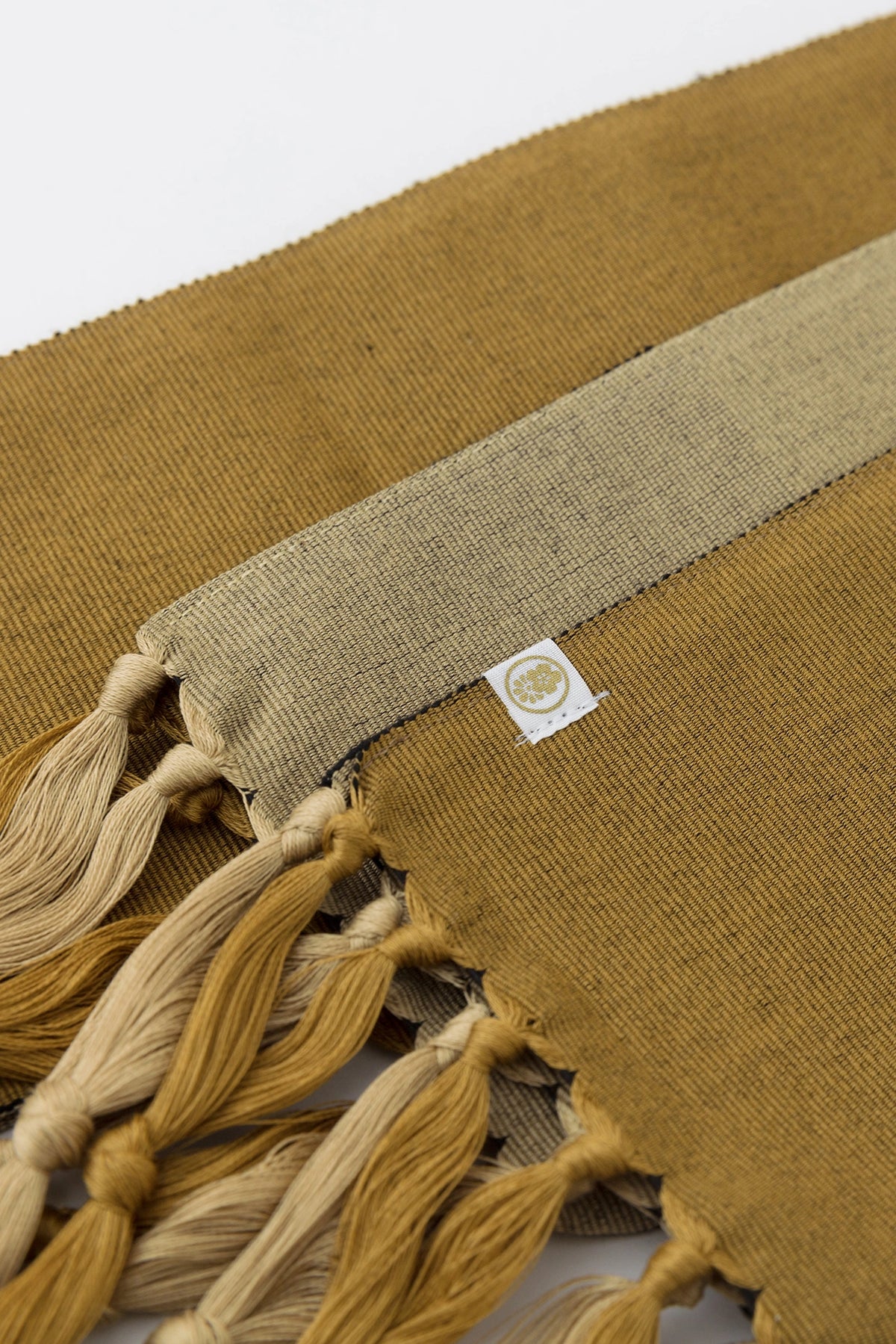 Braided Obi Belt／Yellowish Beige×Beige