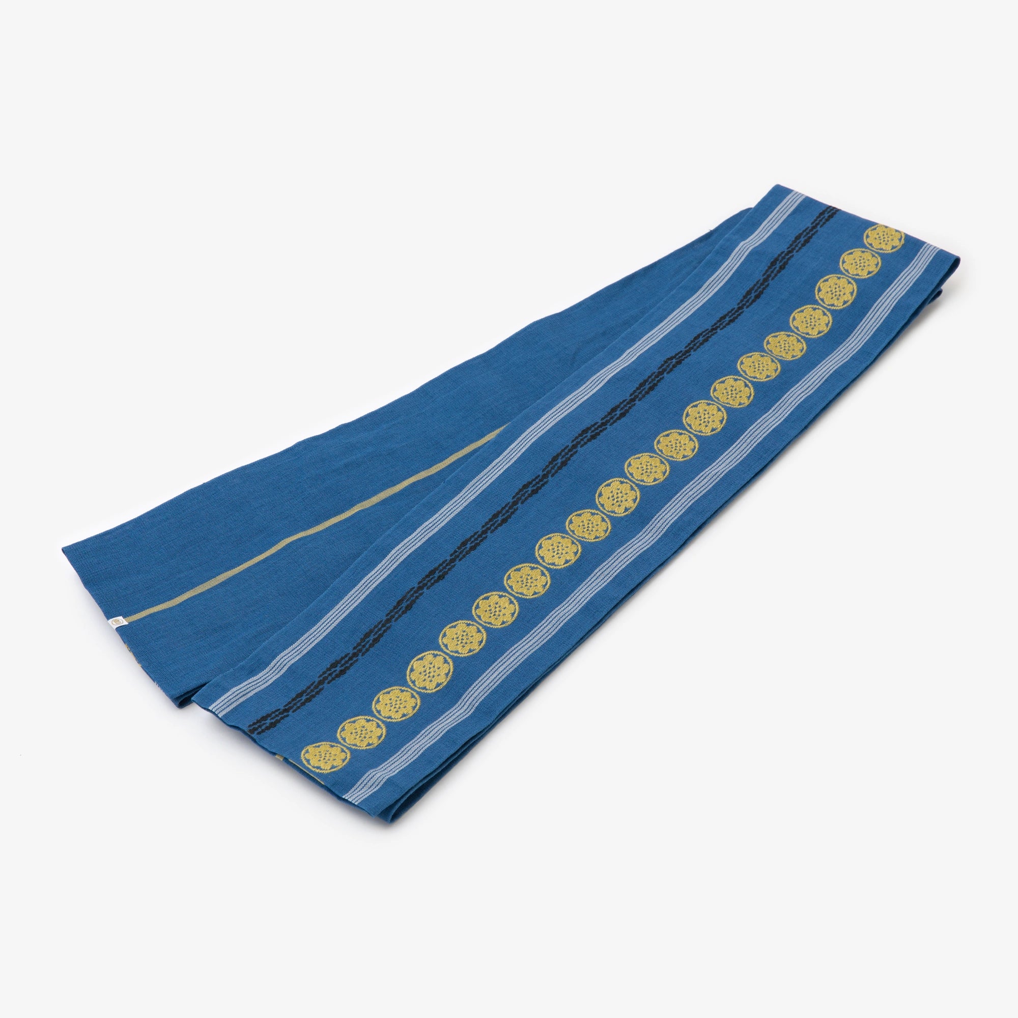 Hakata Ramie Obi Belt／Lapis Lazuli