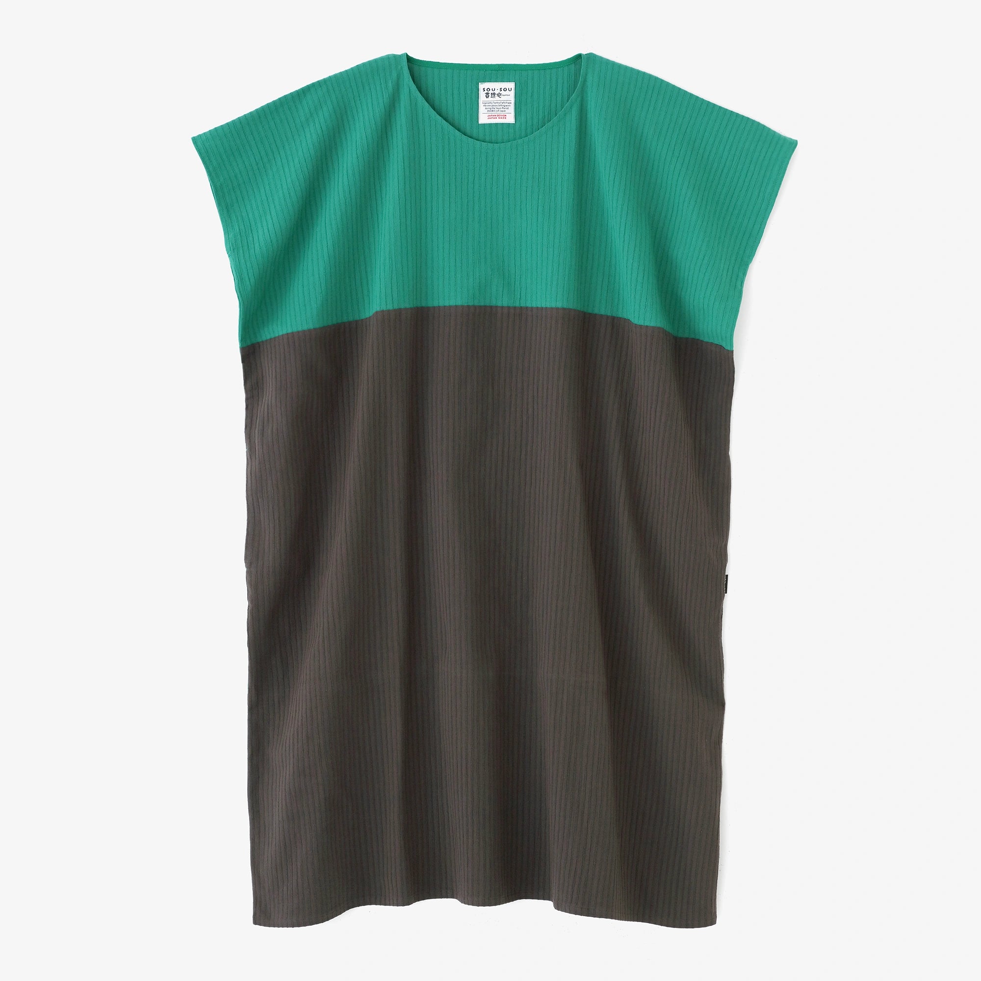 [Versand voraussichtlich um den 21. April] Takashima Chijimi 40/20 Akiha Rectangular Clothes Kumi/Tokiwa Midori x Decarbonized Color