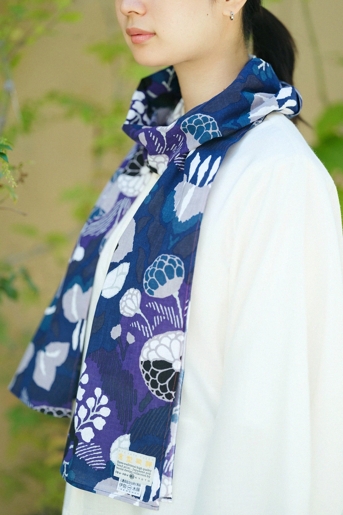 Isemomen Cotton Scarf / Elegance Moonlit 2