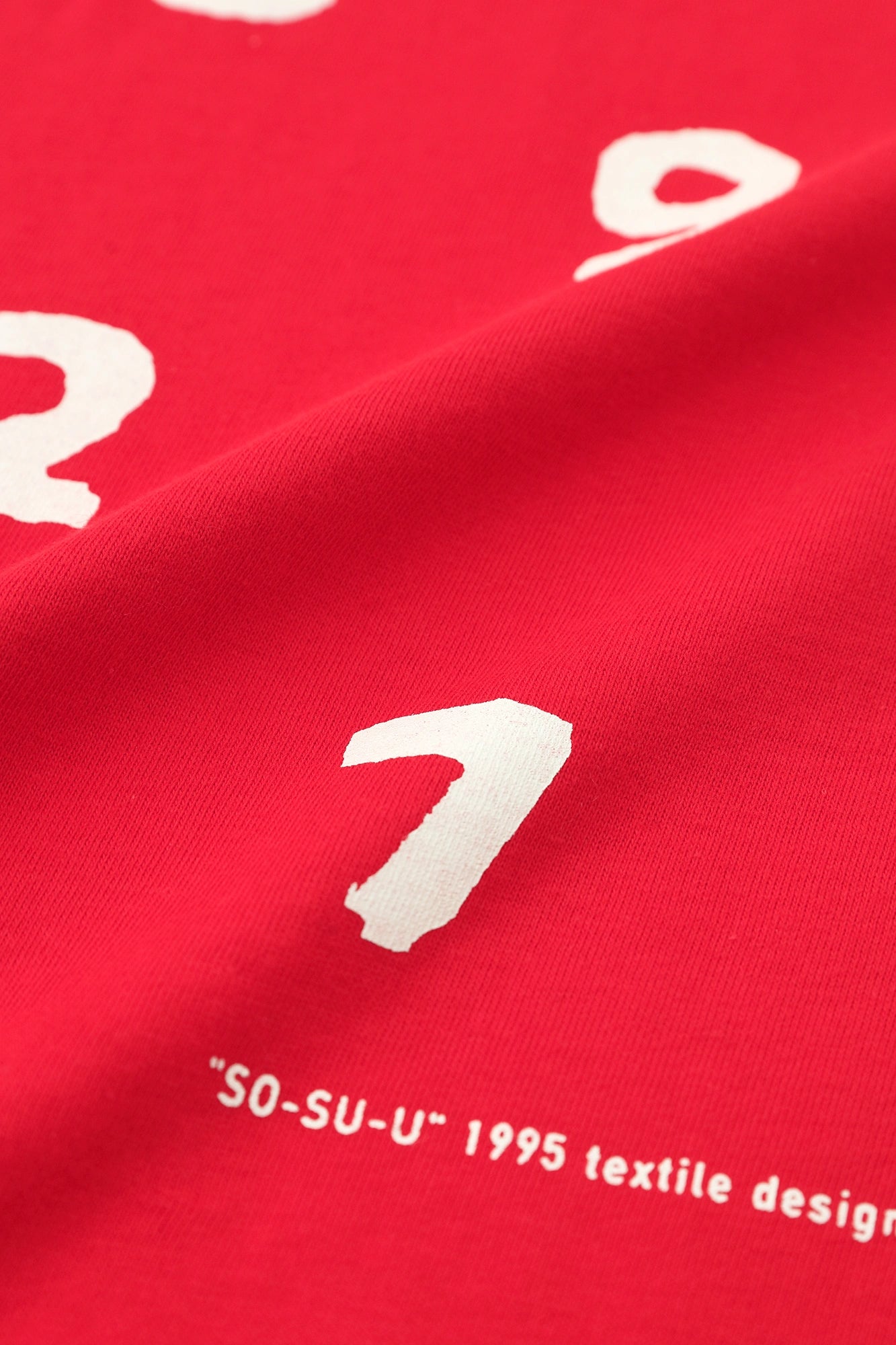 SO-SU-U 半袖Tシャツ[5.0]／レッド