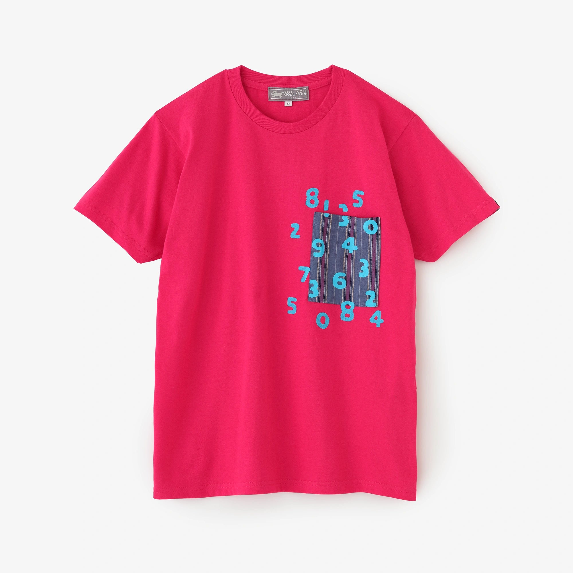 [Expédition prévue vers le 30 juin] T-shirt à poche à manches courtes [5.0]/Rose x SO-SU-U Kon 2