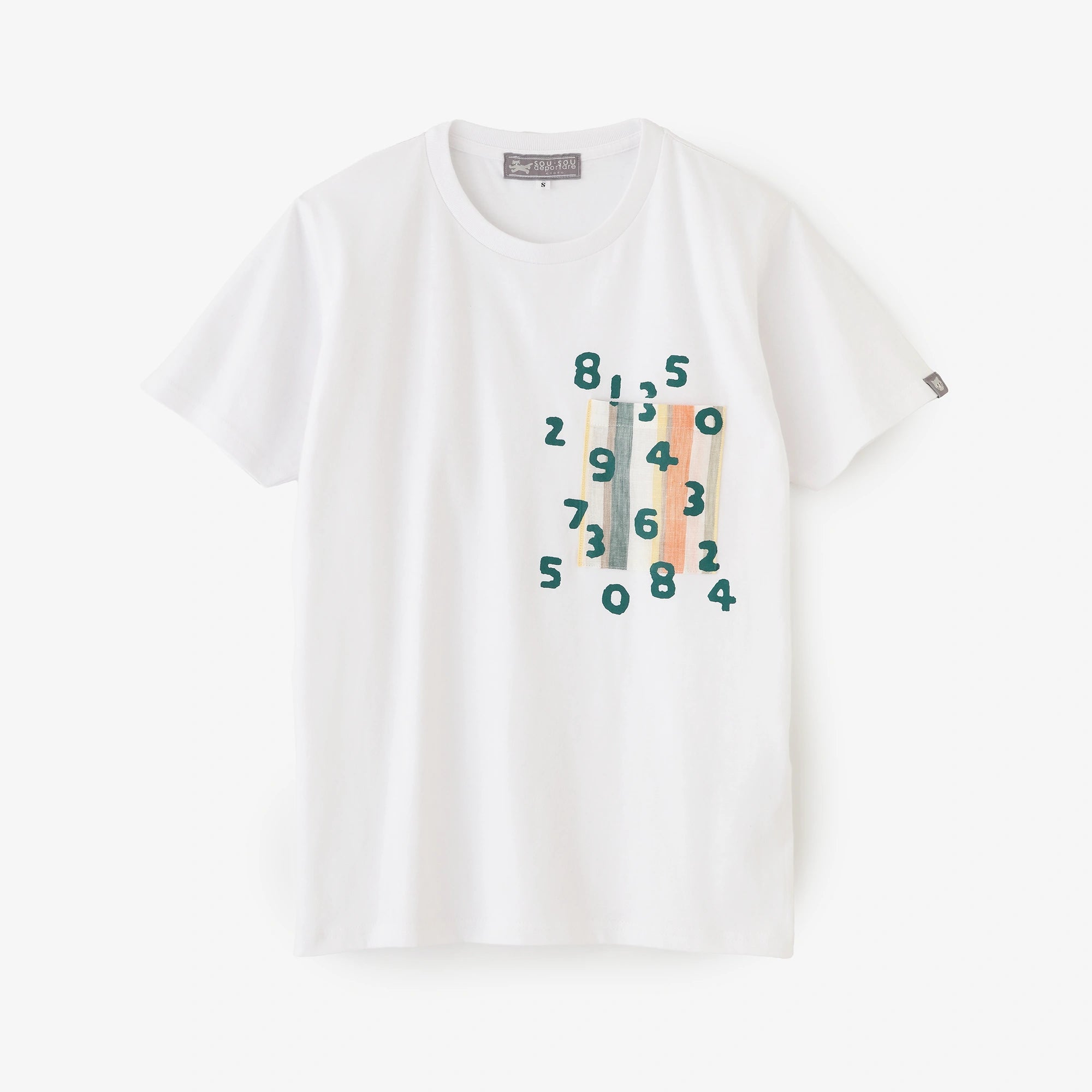 [Expédition prévue vers le 30 juin] T-shirt à poche et manches courtes [5.0]/Blanc x SO-SU-U Kon