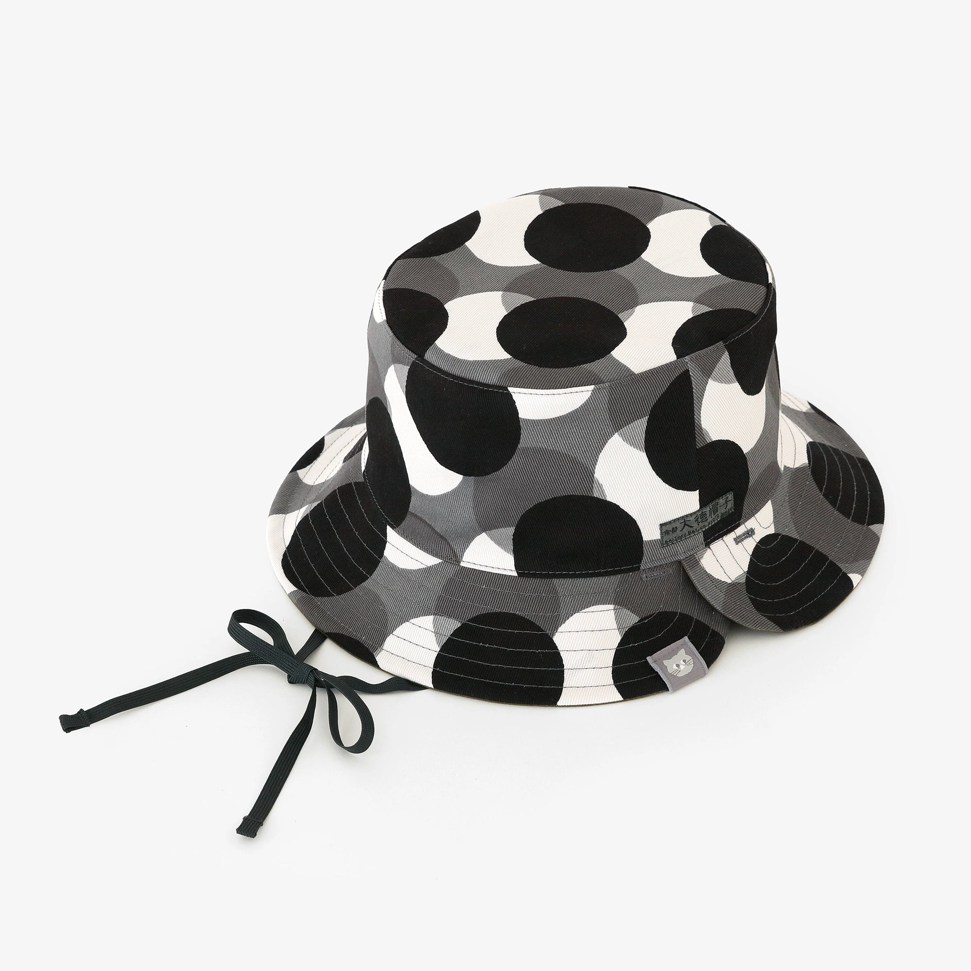 ストレッチツイル リバーシブル BIKE HAT／KPD Ombre グレー