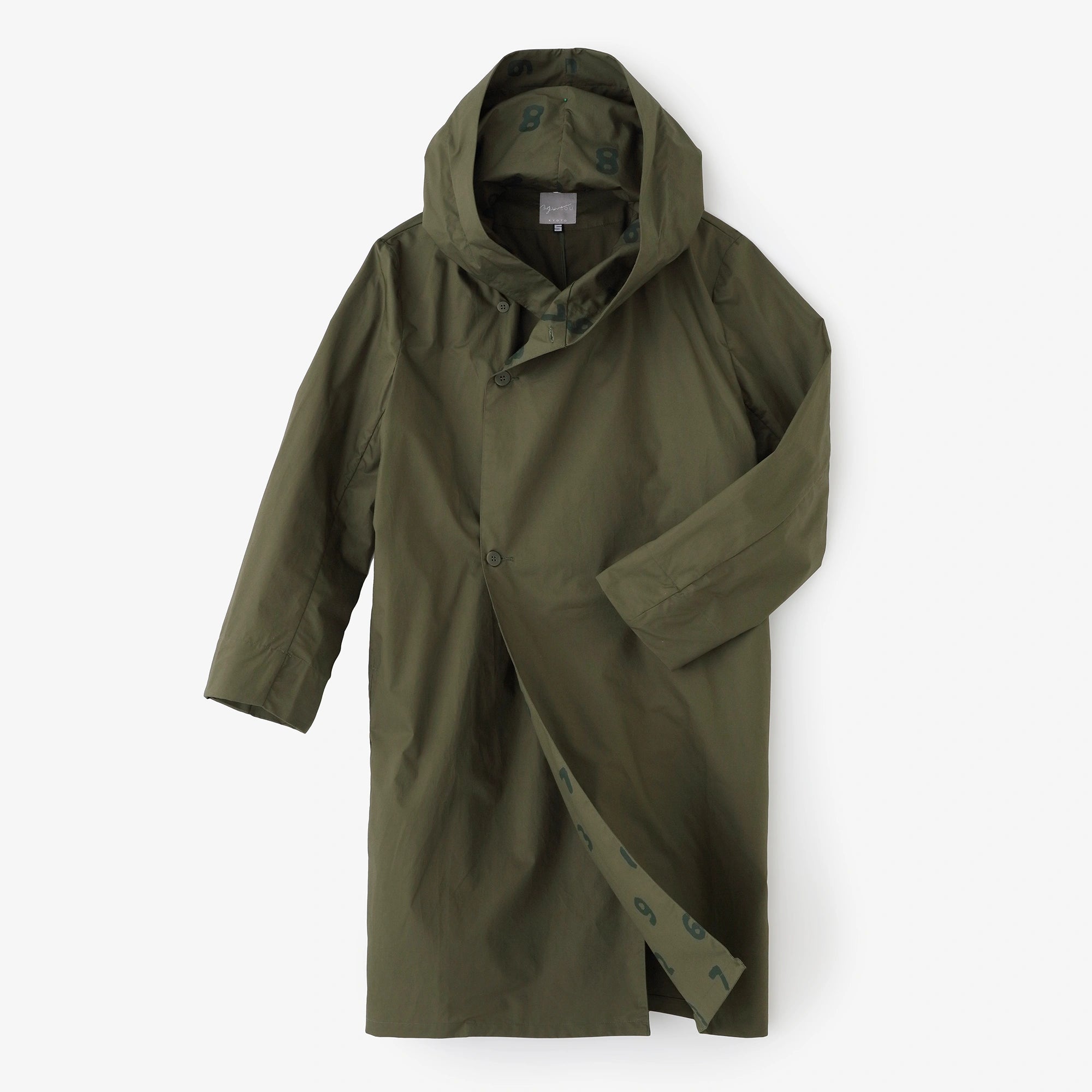 高密度ツイル フードコート／カーキ×SO-SU-U