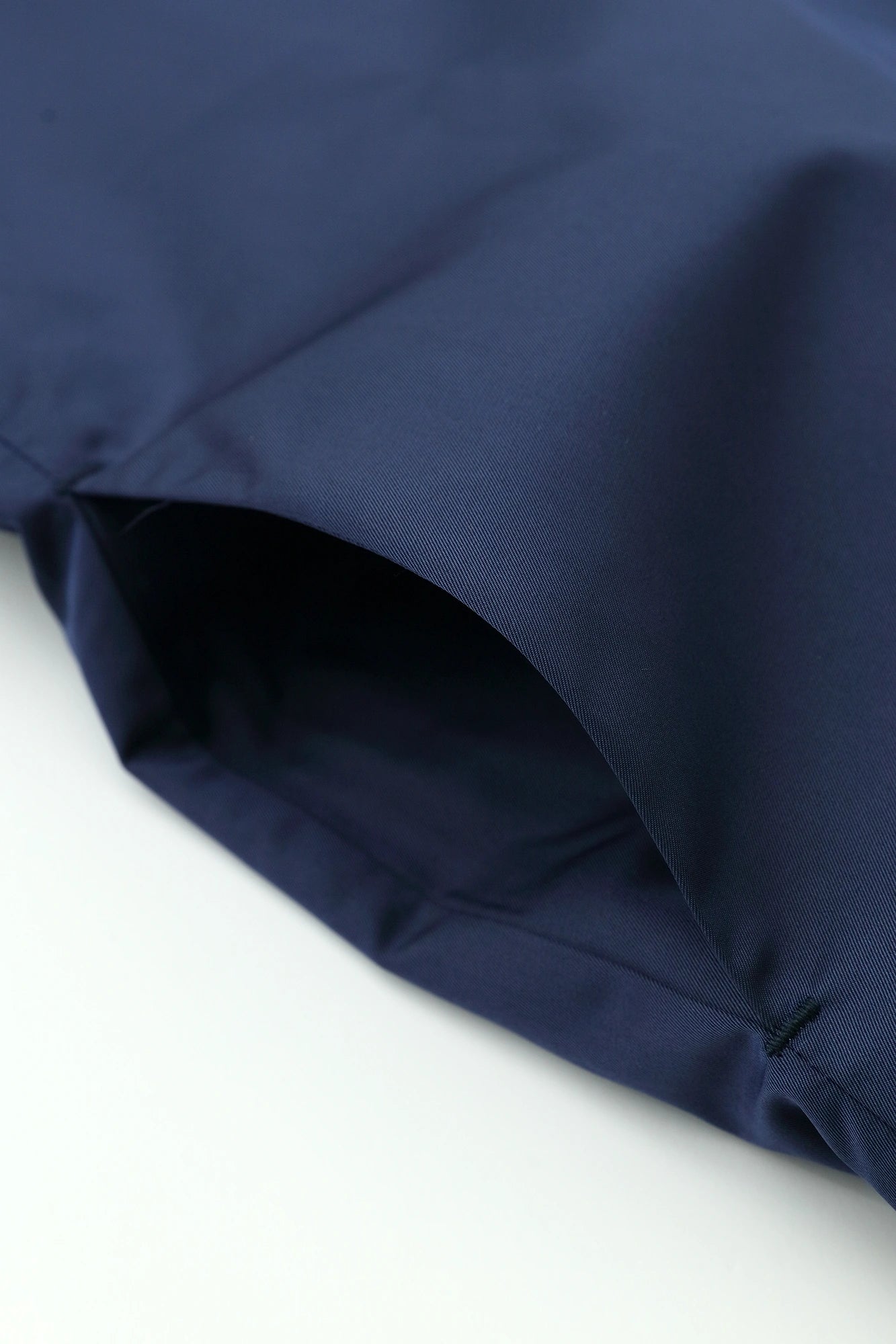 [Expédition prévue fin avril] Blouson réversible en sergé chambray/marine x éventail