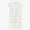 Faltenkleid aus Leinen/Mountain Arare White