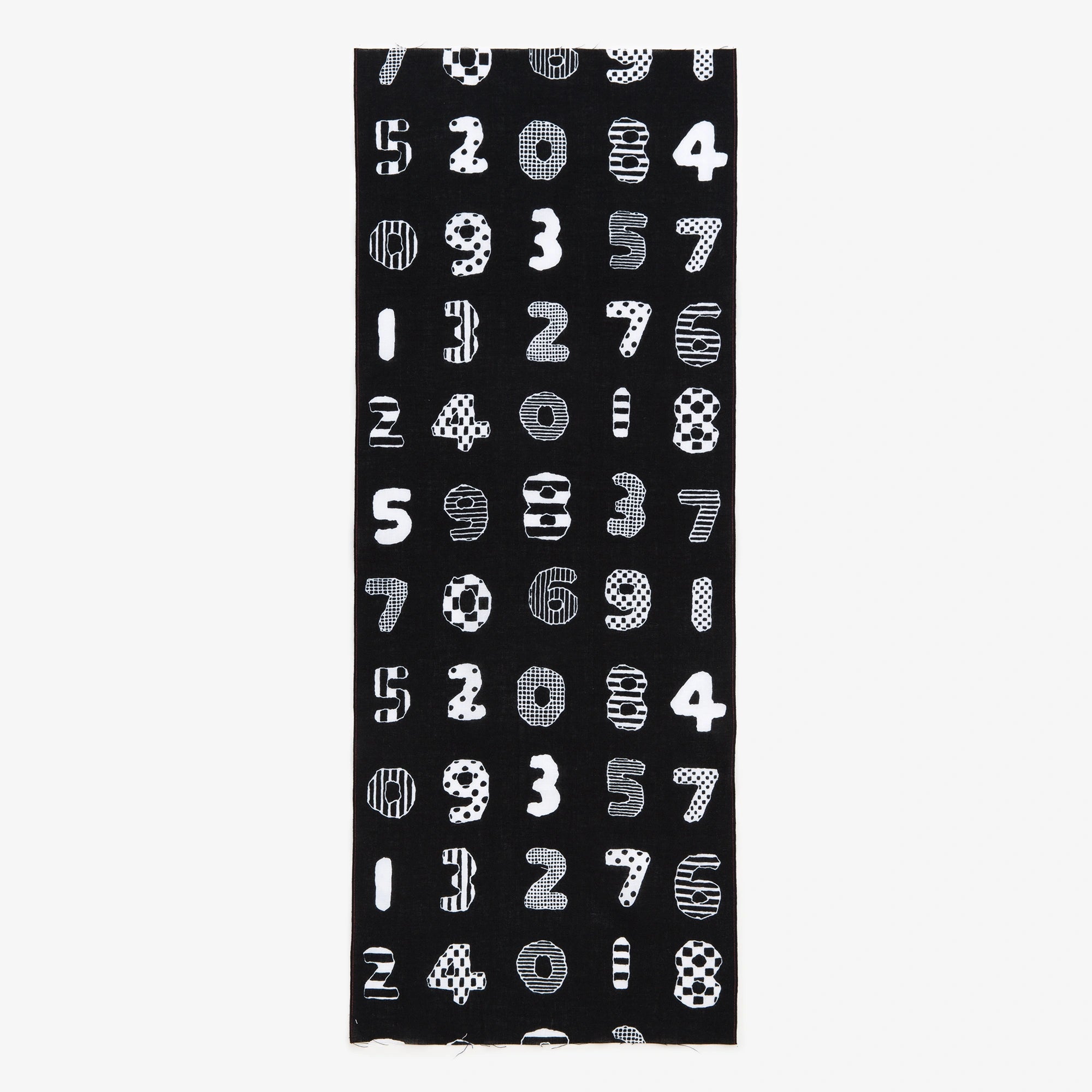 Isemomen Cotton Textile Handkerchief / Playing with Numbers