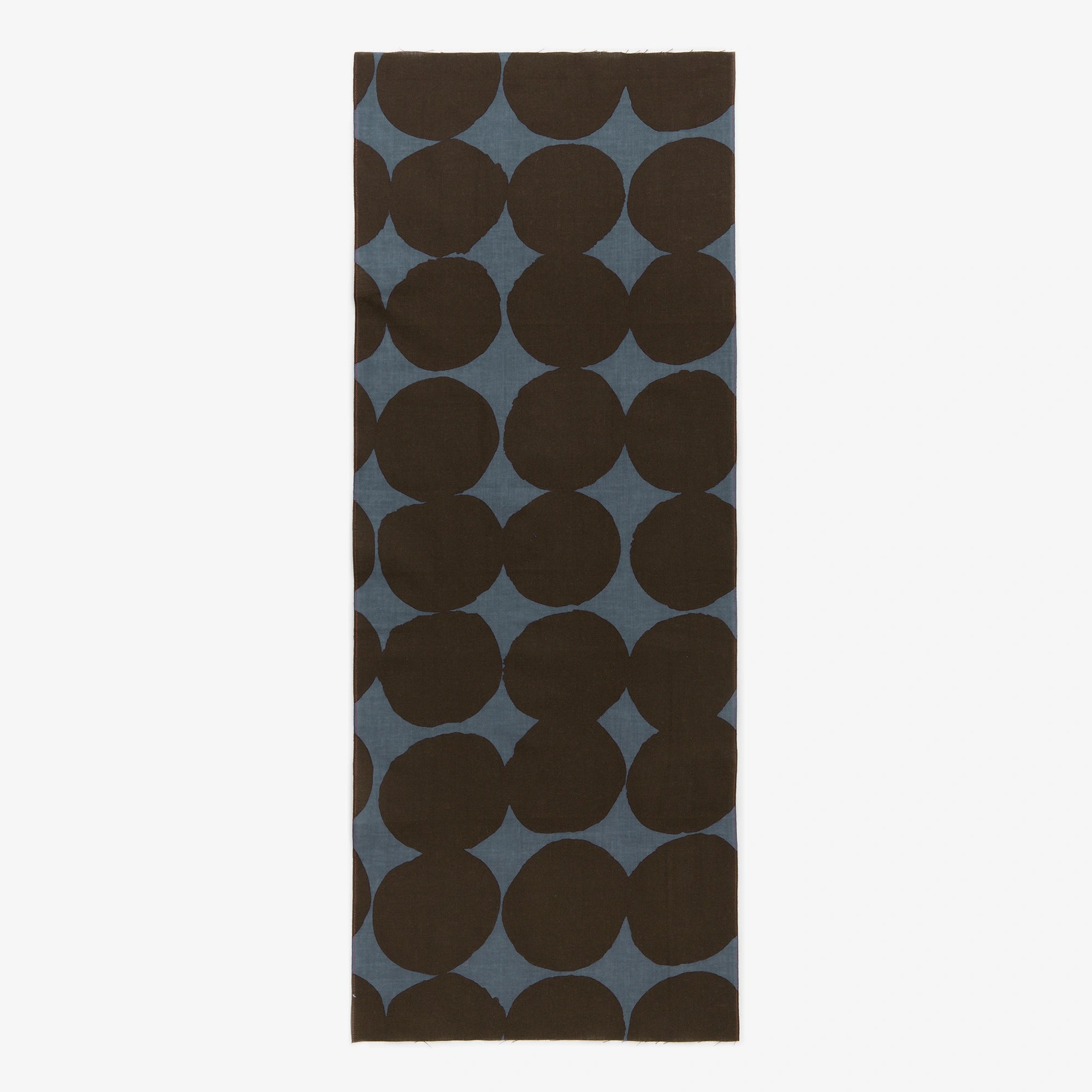 伊勢木綿 textile手ぬぐい／おはじき 大 鉛色（なまりいろ）×憲法色（けんぽういろ）