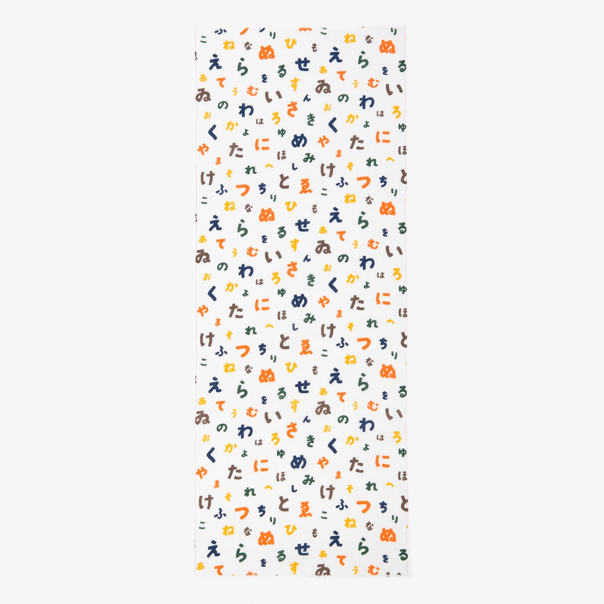 Isemomen Cotton Textile Handkerchief / Japanese Characters Play in the Mountain