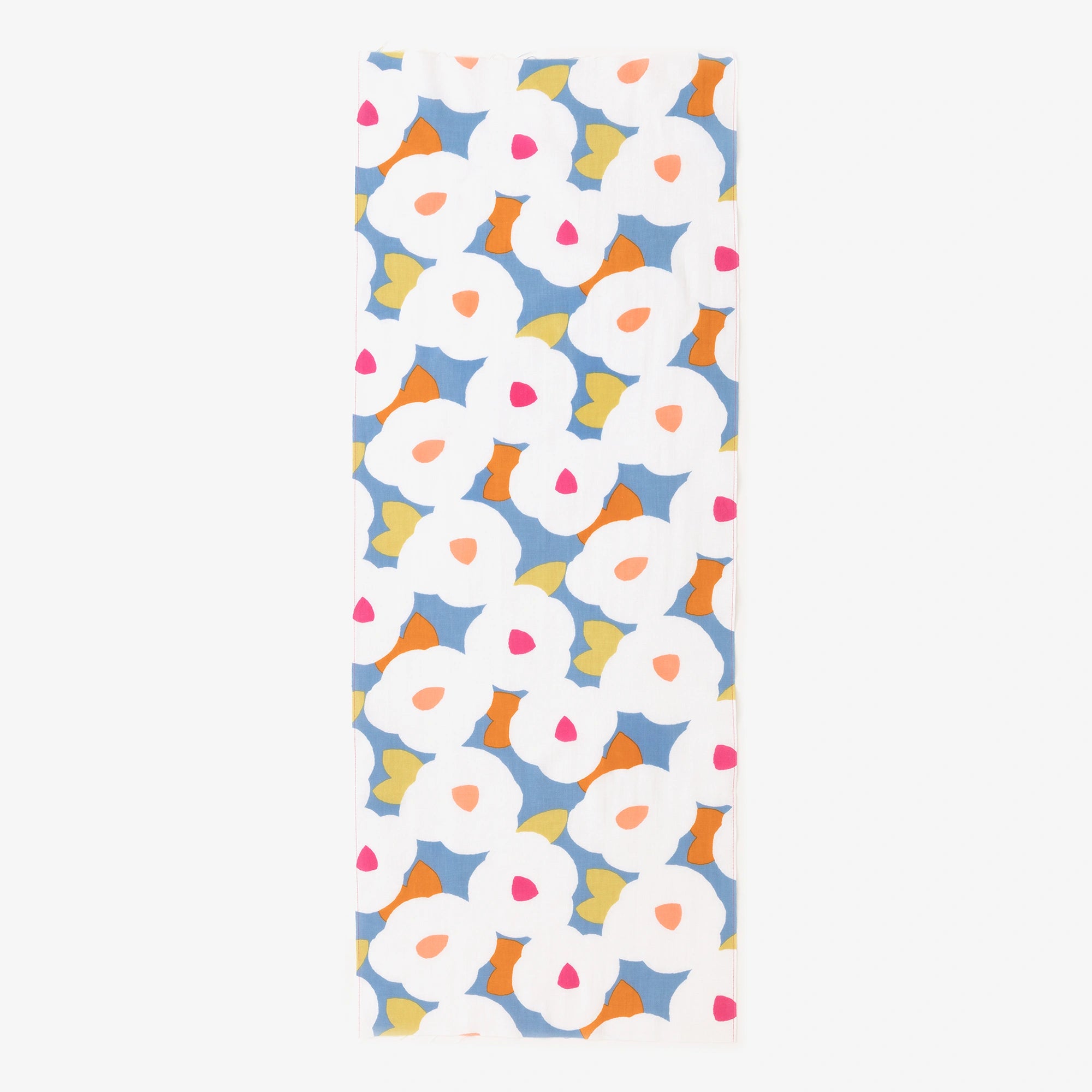 Isemomen Cotton Textile Handkerchief / Tsubakimon Light Blue