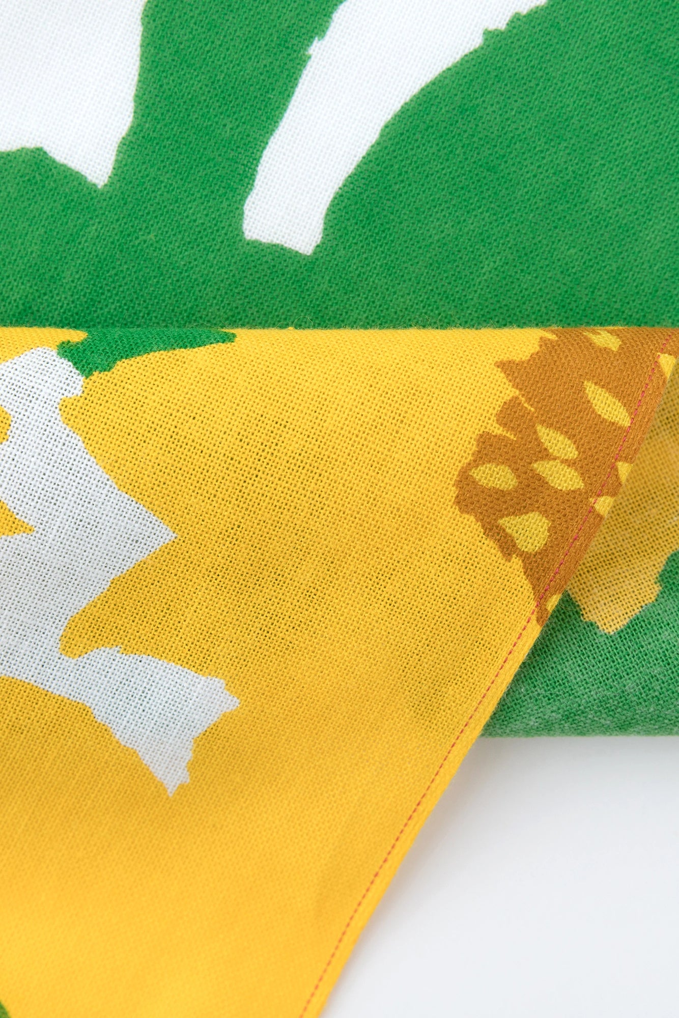 伊勢木綿 textile手ぬぐい／ひまわり