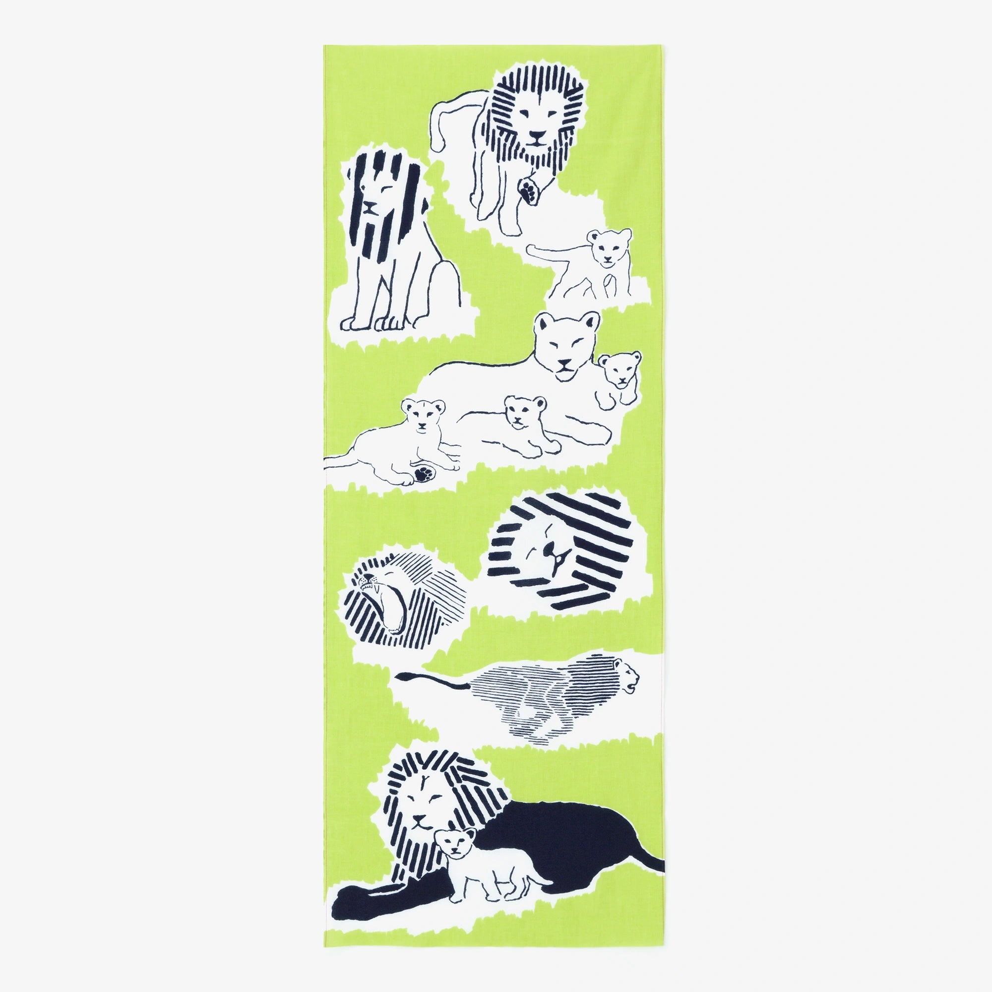 Isemomen Cotton Textile Handkerchief / Lion