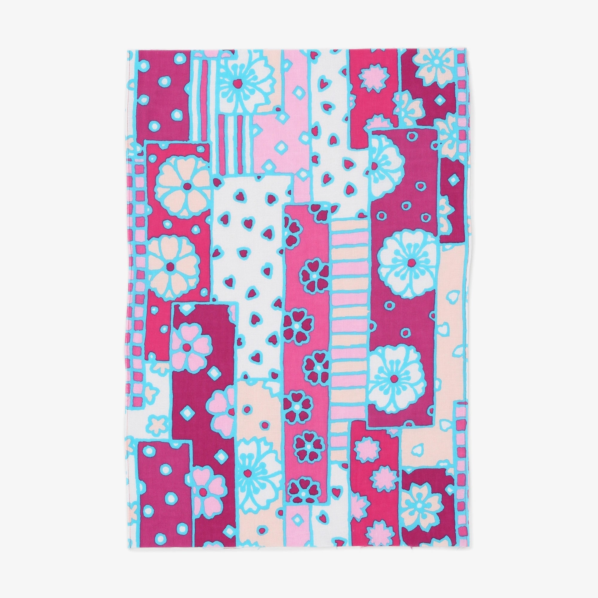 Isemomen Cotton Textile Handkerchief (Short) / Cherry Blossoms