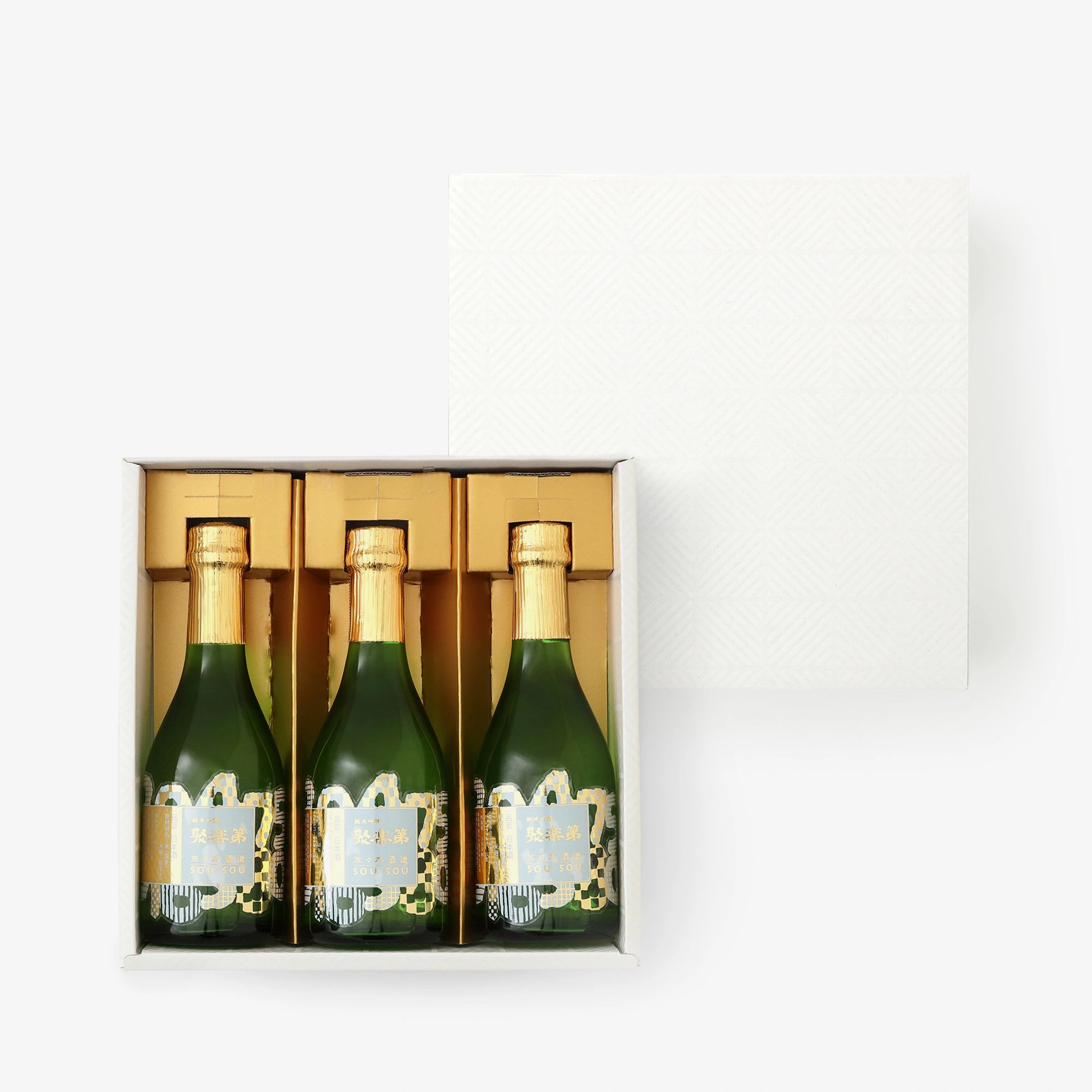 ■SOU・SOU×Sasaki Sake Brewery Junmai Ginjo (Jurakudai) 3 bouteilles