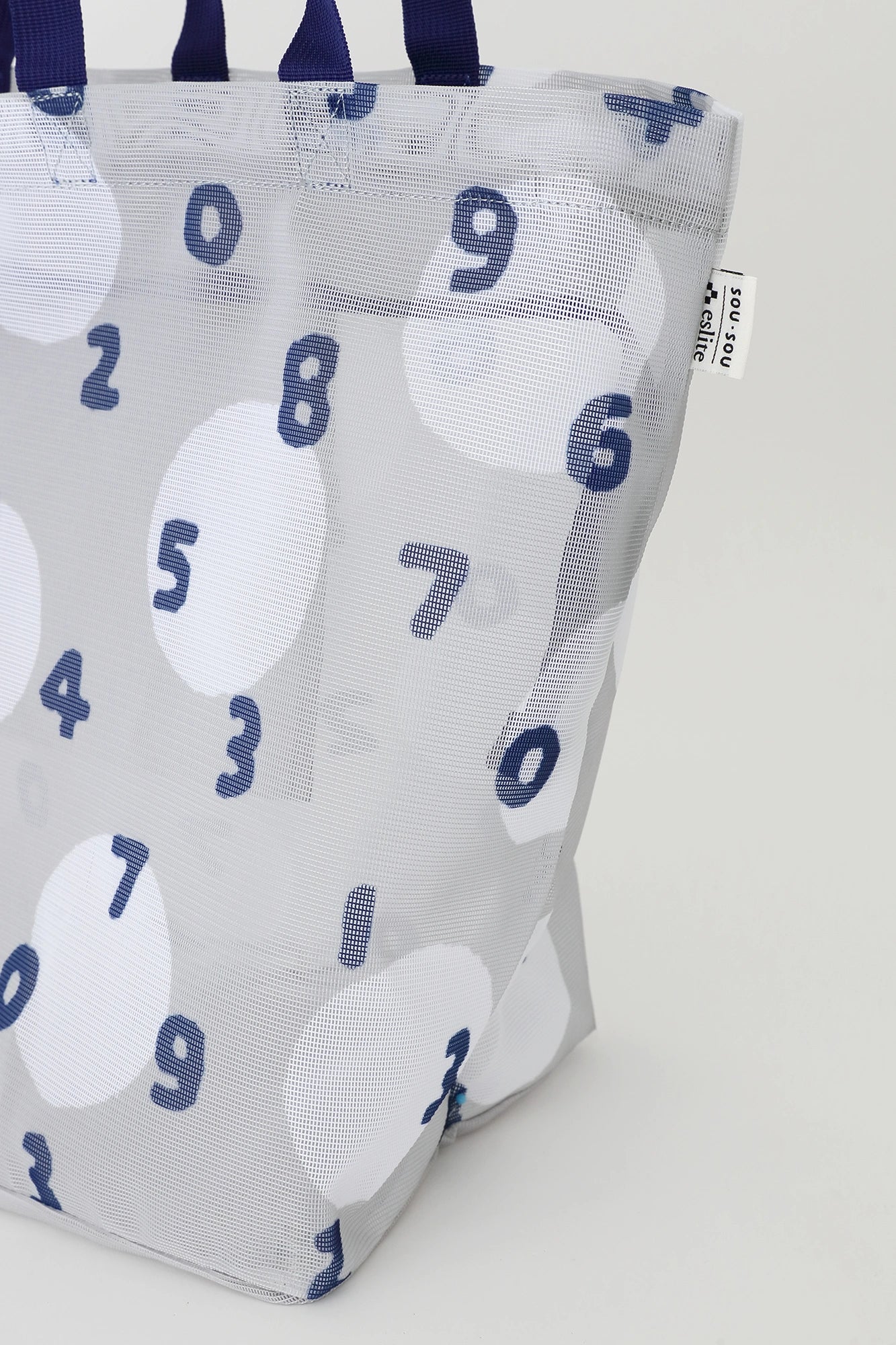 SOU・SOU×Eslite Bookstore Sac en maille 2WAY / SO-SU-U et Suigyoku SF bleu marine