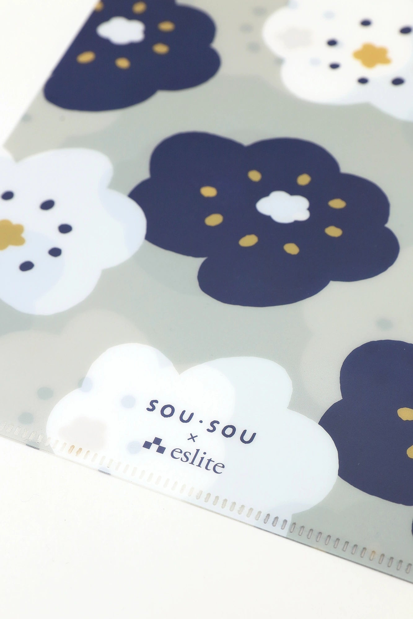 SOU・SOU×誠品書店 A4クリアファイル 2枚セット／ほほえみ