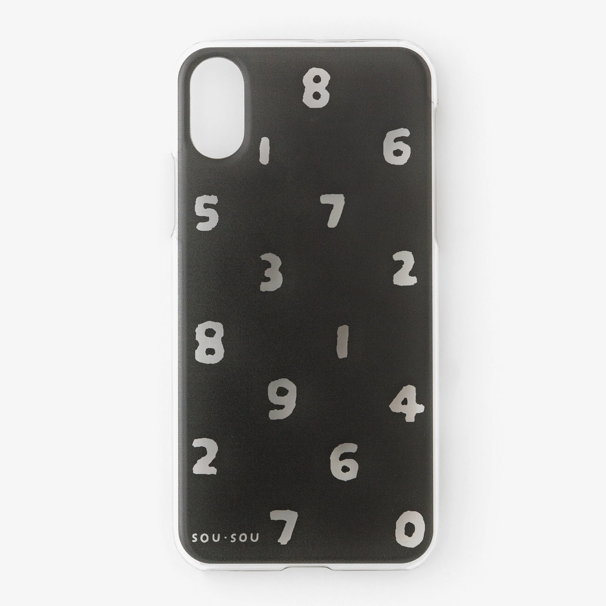 【Online] iPhone_XS_Max Cover Case/Clear・SO-SU-U Black