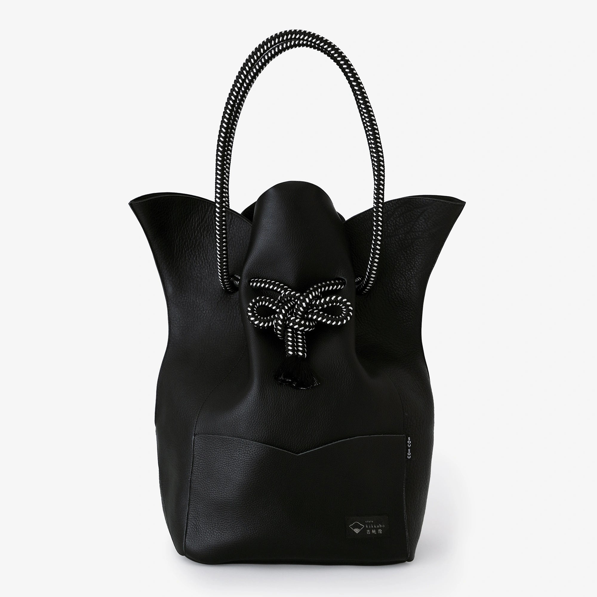 蓮結（はすゆい） 大 SOU・SOU×吉靴房／濡羽色（ぬればいろ）