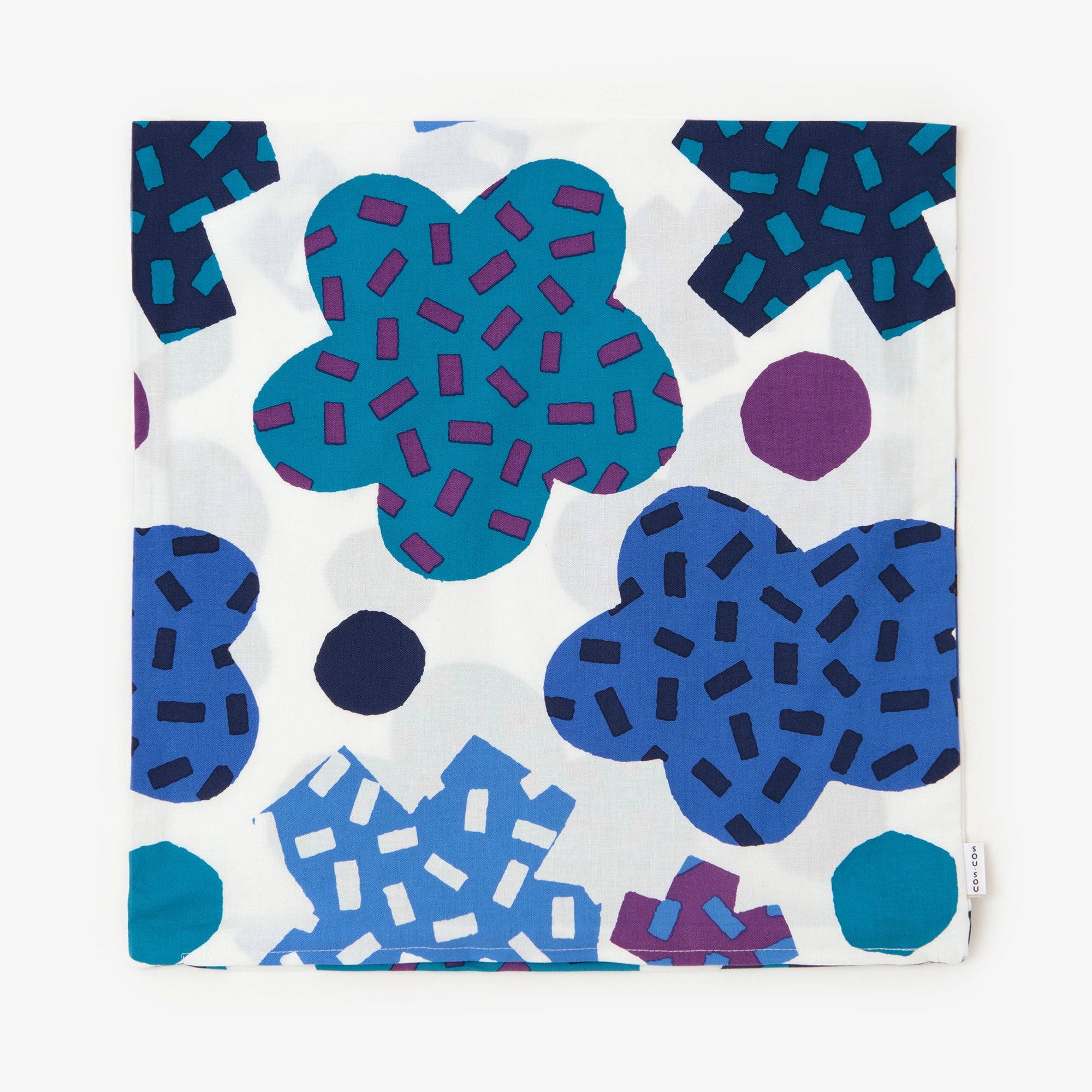 【4週間後発送】平織り21番手 クッション（座布団）カバー／金平糖（こんぺいとう）