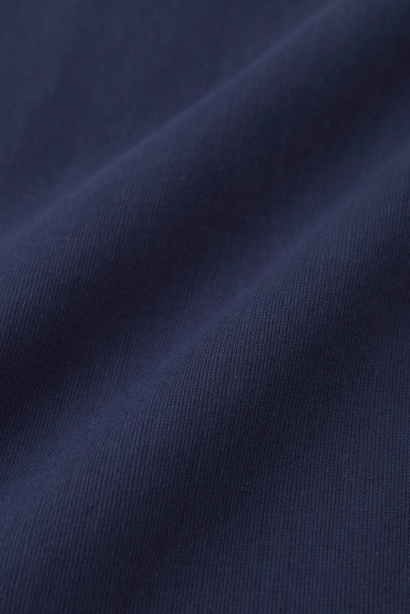 Takashima Jiji 40/40 Hifu Jiban Kurze Ärmel/Marineblau