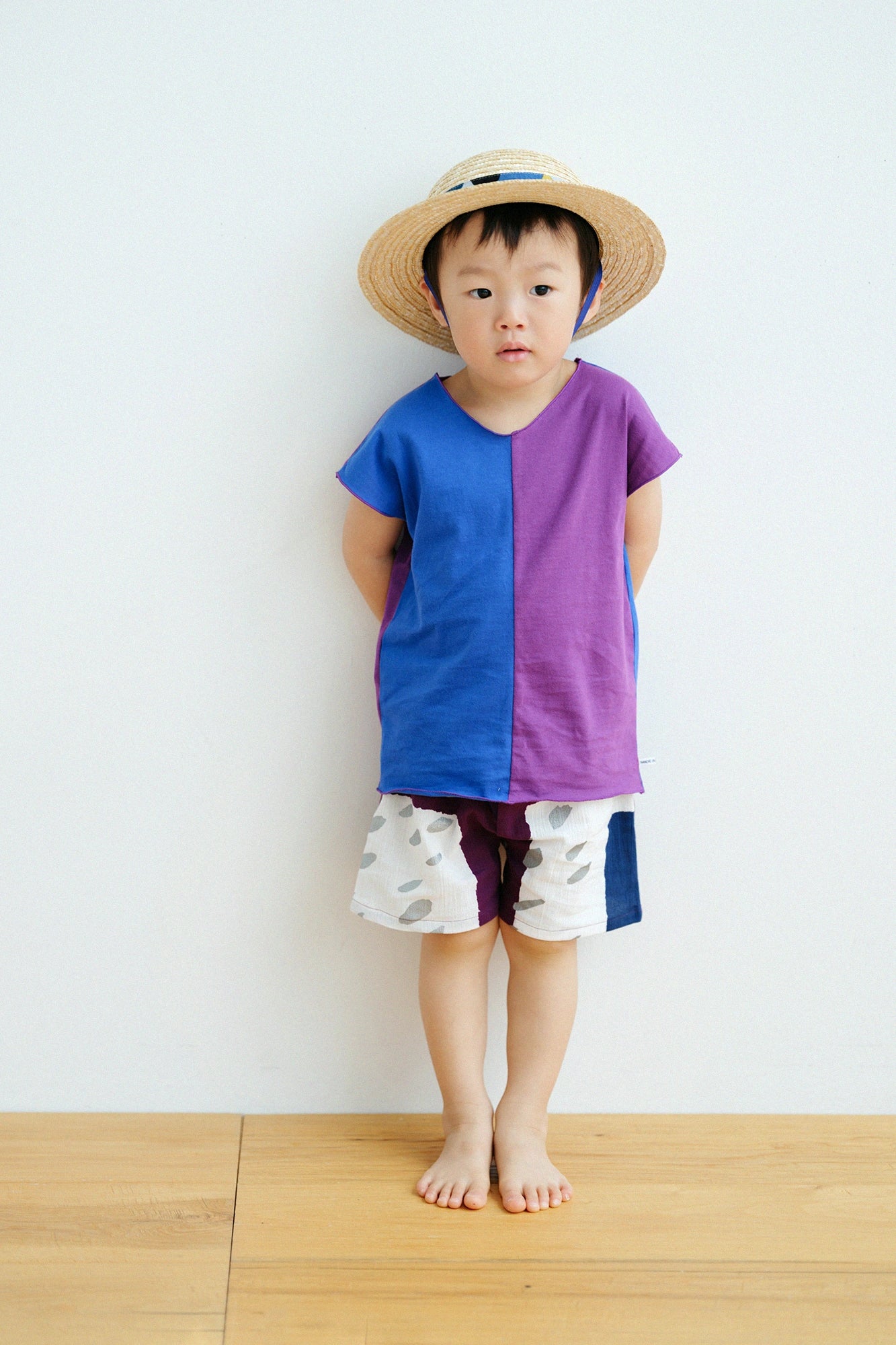 '身長：'95.4cm,'年齢：'3歳,'着用サイズ：'M

